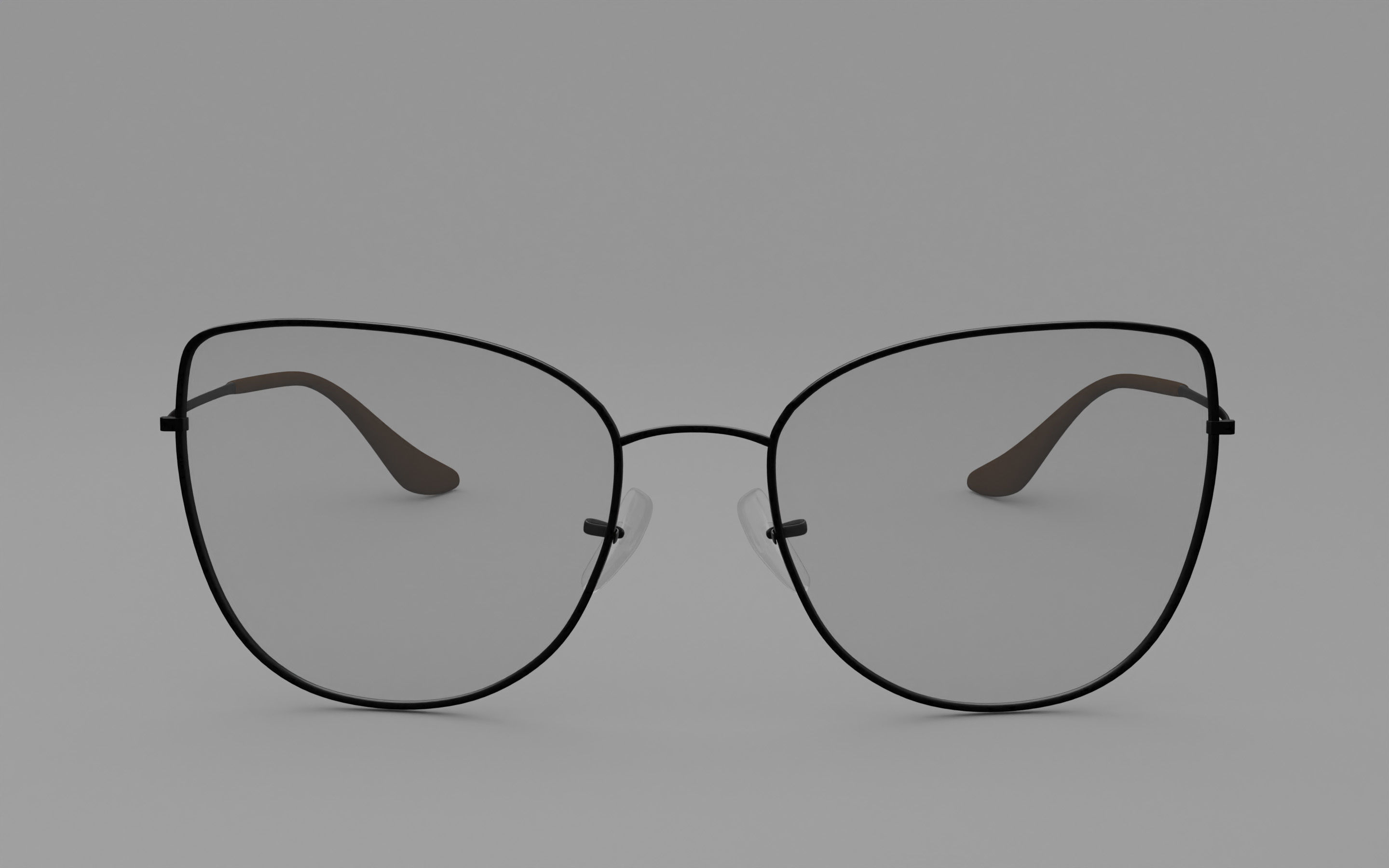 Humano Glasses 02 Low Poly PBR Game Ready model Low-poly 3D model_5