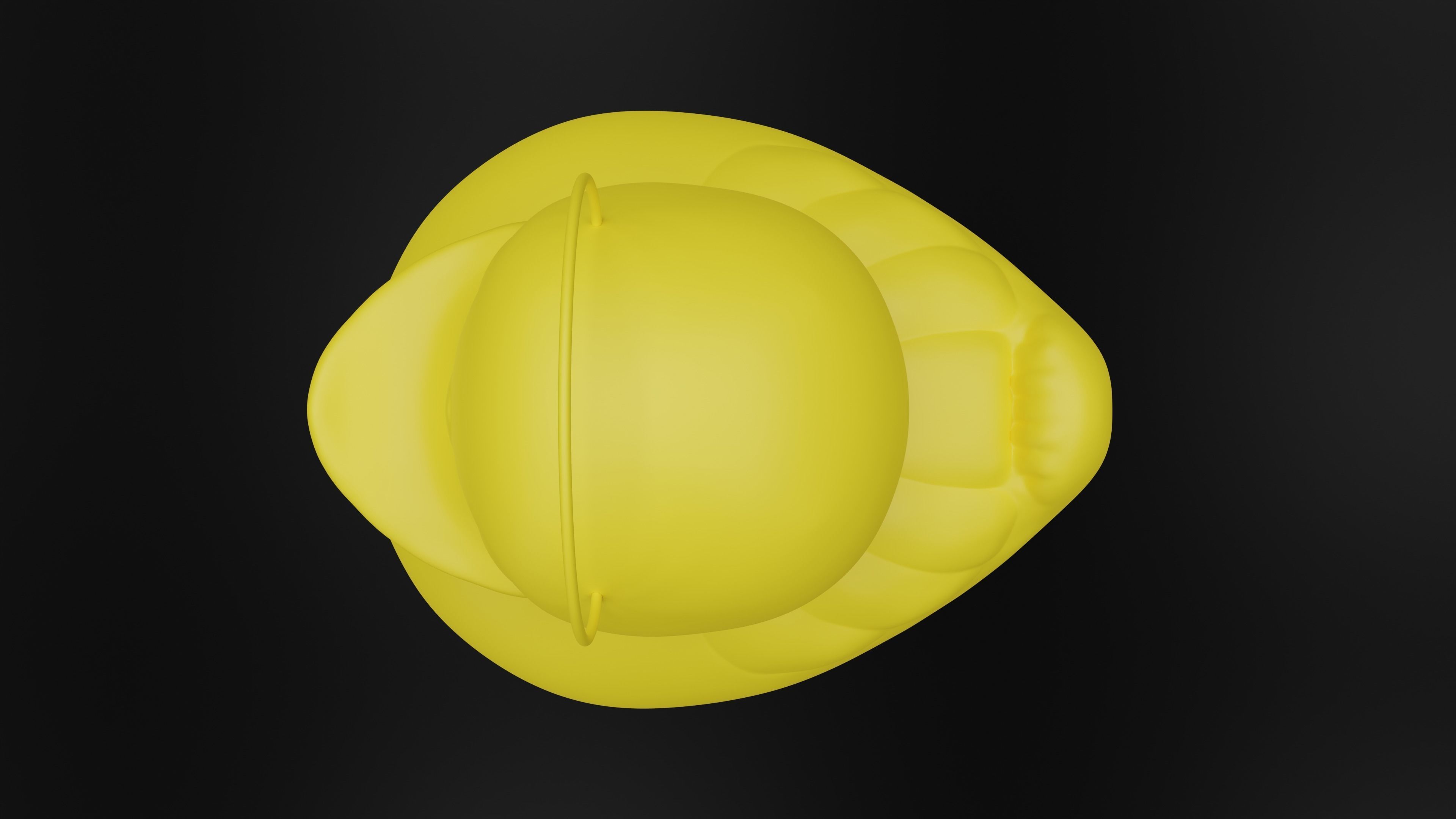 Outdoor lamp Low-poly 3D model_11