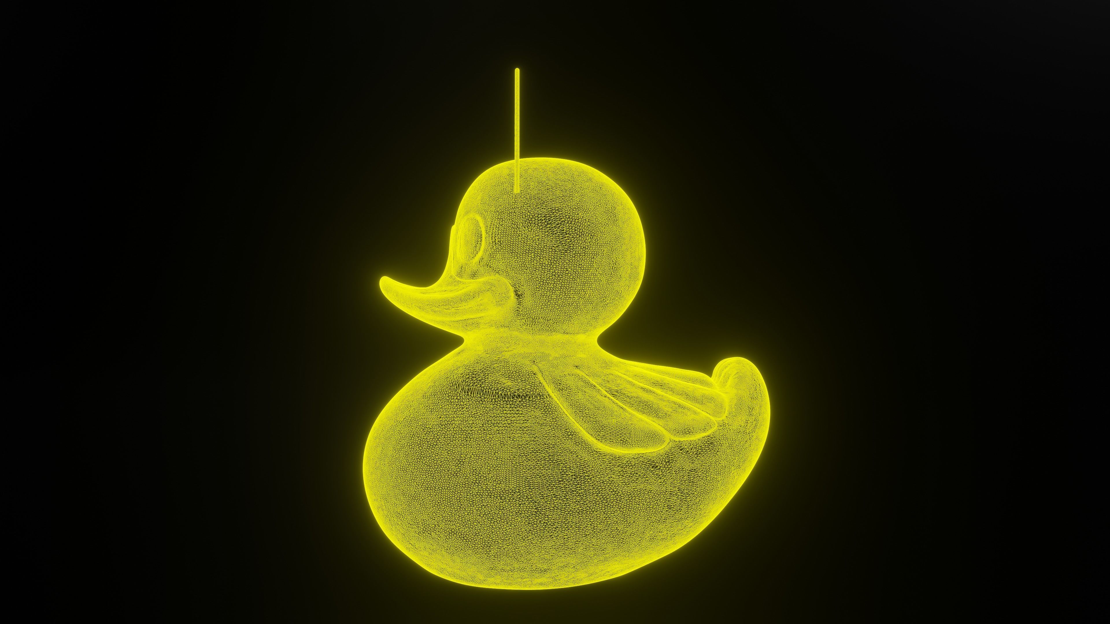 Outdoor lamp Low-poly 3D model_8