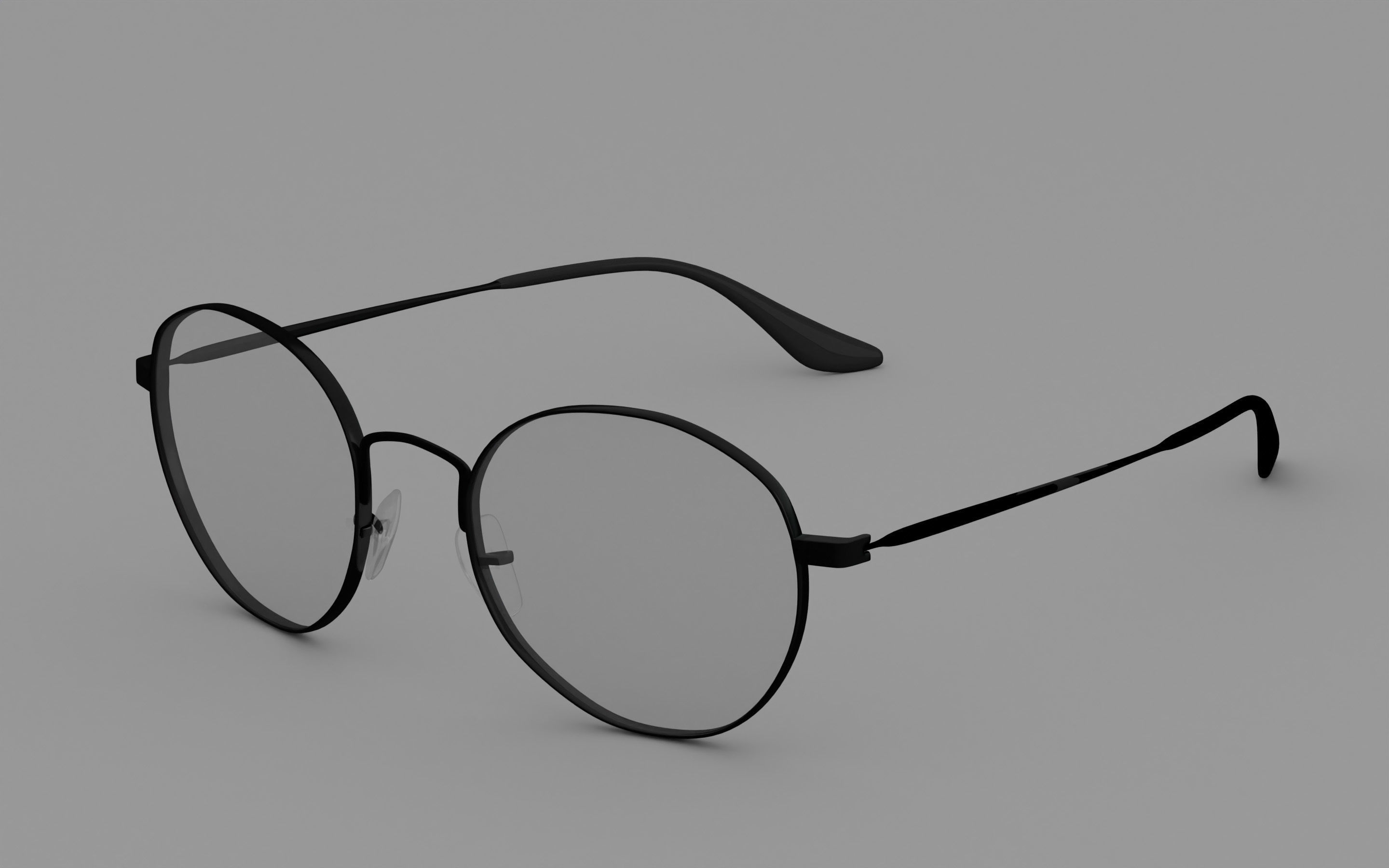 Humano Glasses 04 Low Poly PBR Game Ready model Low-poly 3D model_4