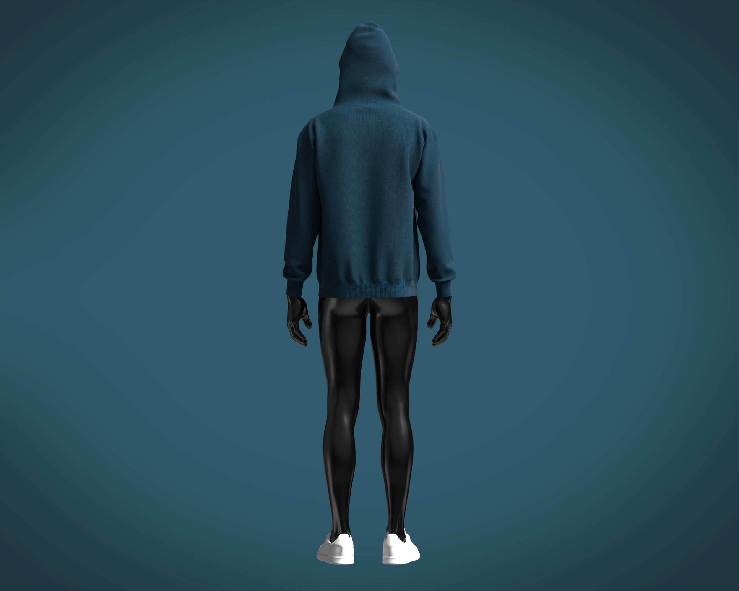 Hoodie-Utility hoodie 3D model_8
