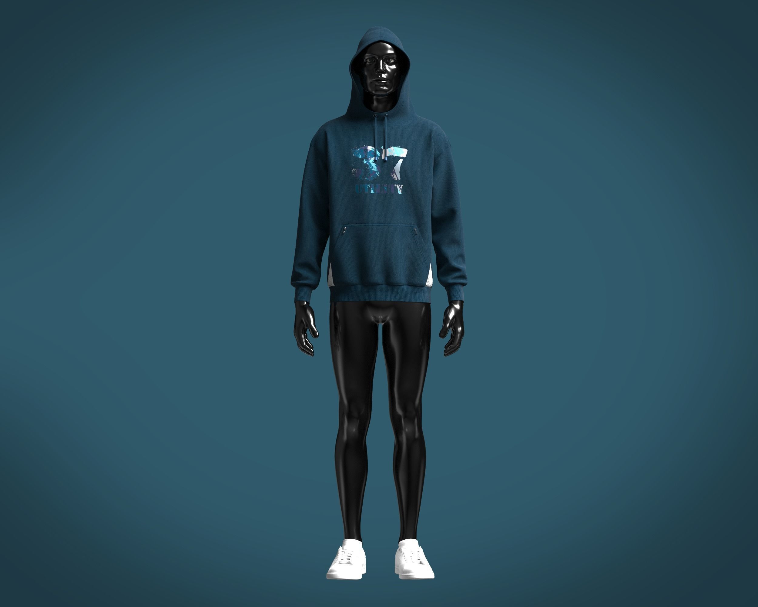 Hoodie-Utility hoodie 3D model_6