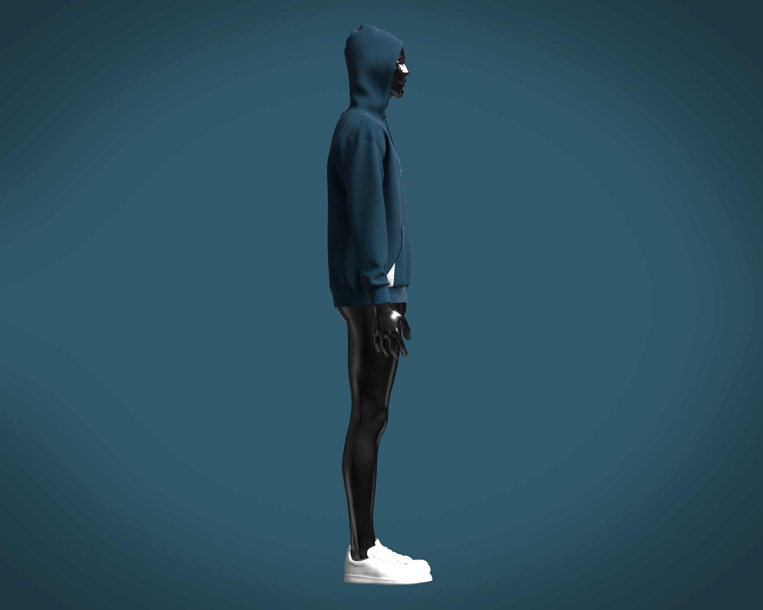Hoodie-Utility hoodie 3D model_7