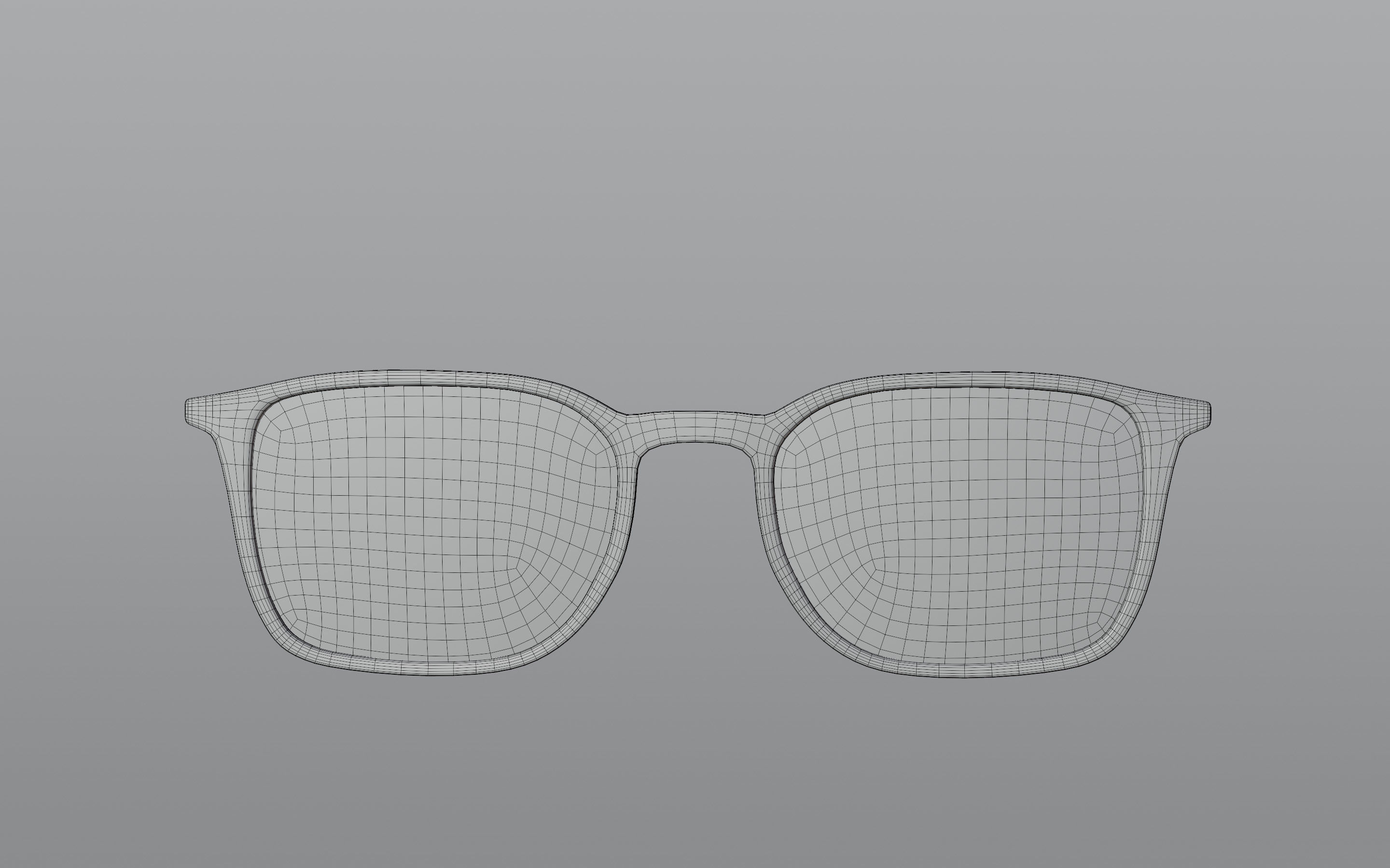Humano Glasses 05 Low Poly PBR Game Ready model Low-poly 3D model_6