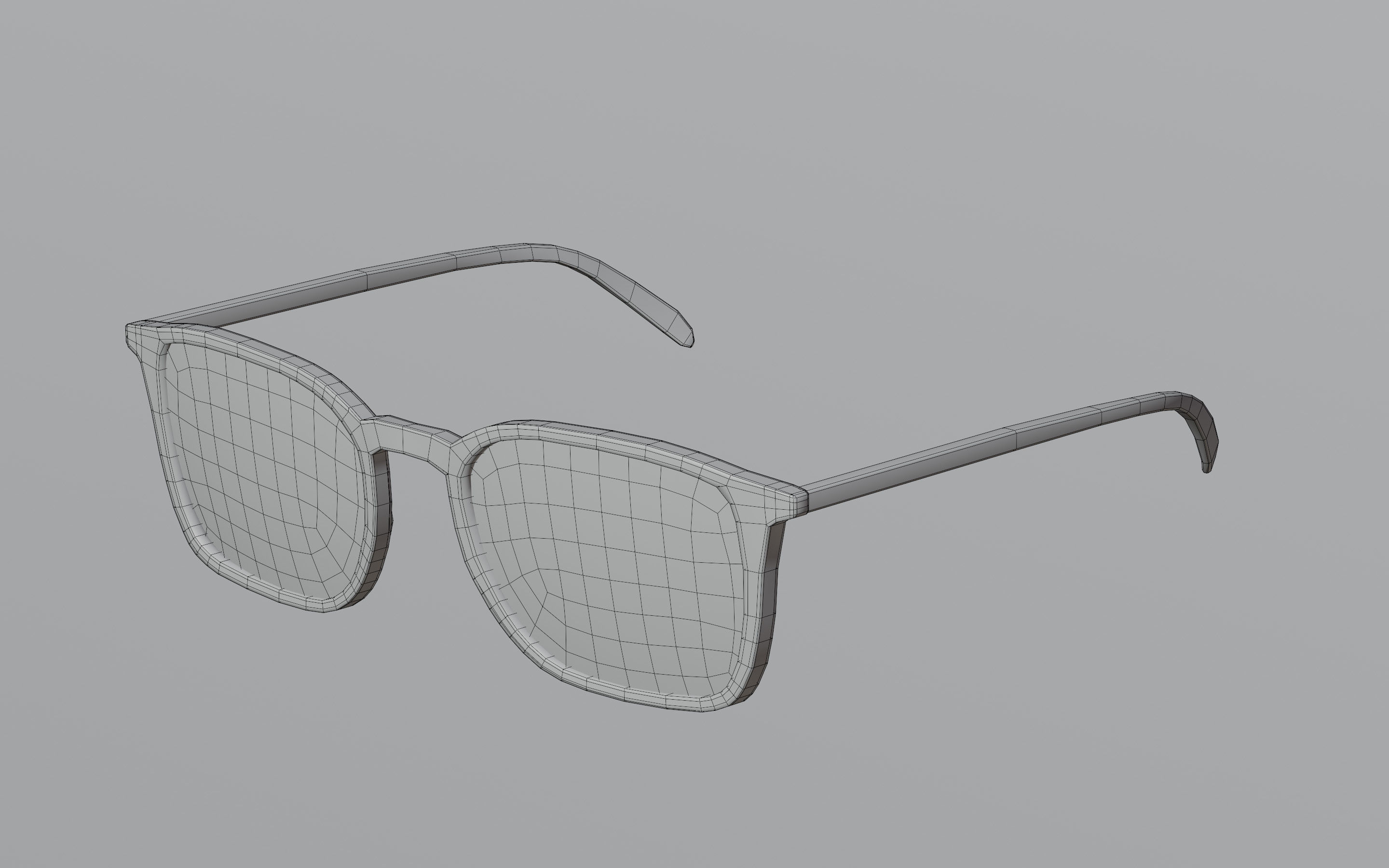 Humano Glasses 05 Low Poly PBR Game Ready model Low-poly 3D model_2