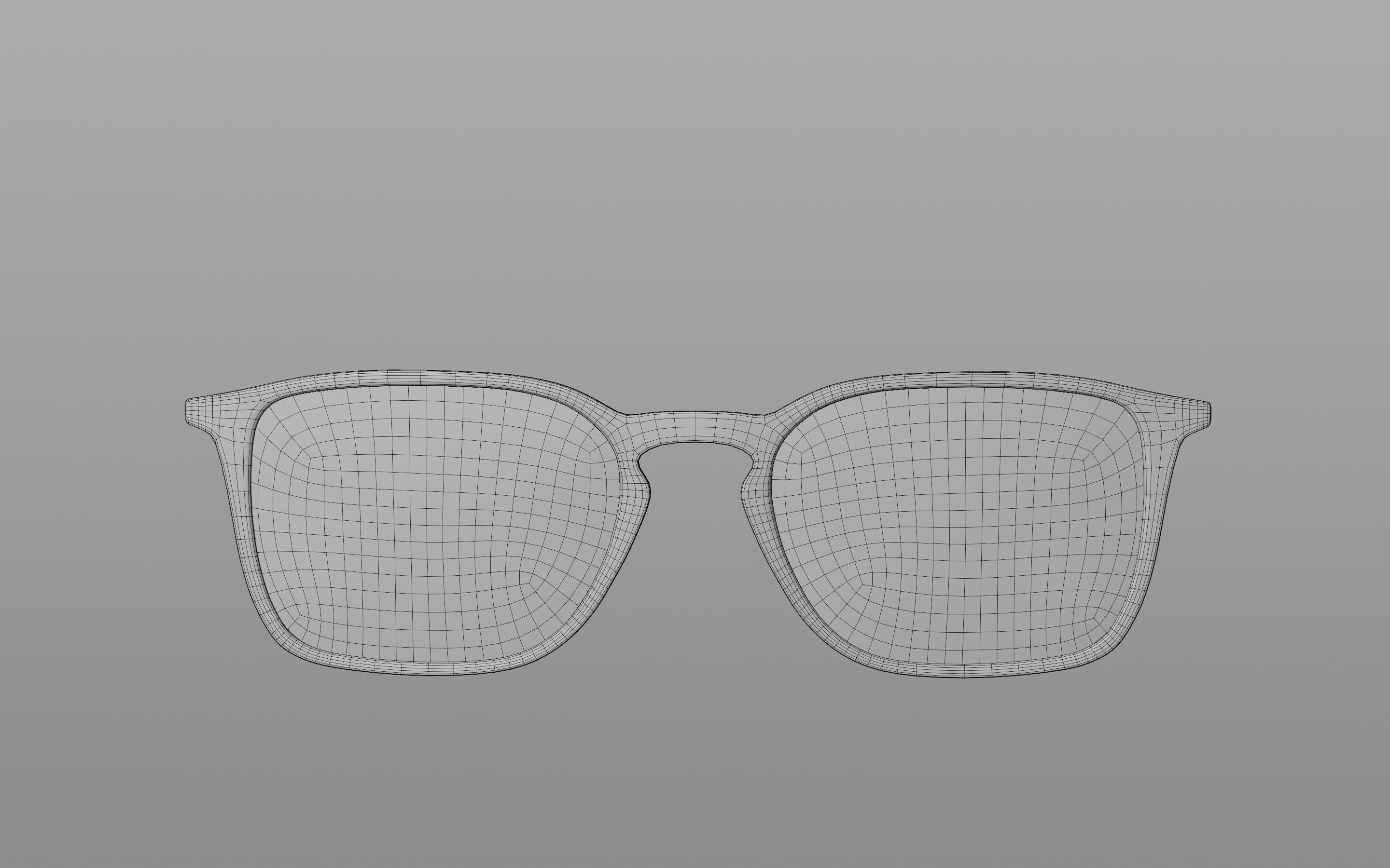 Humano Glasses 06 Low Poly PBR Game Ready model Low-poly 3D model_6