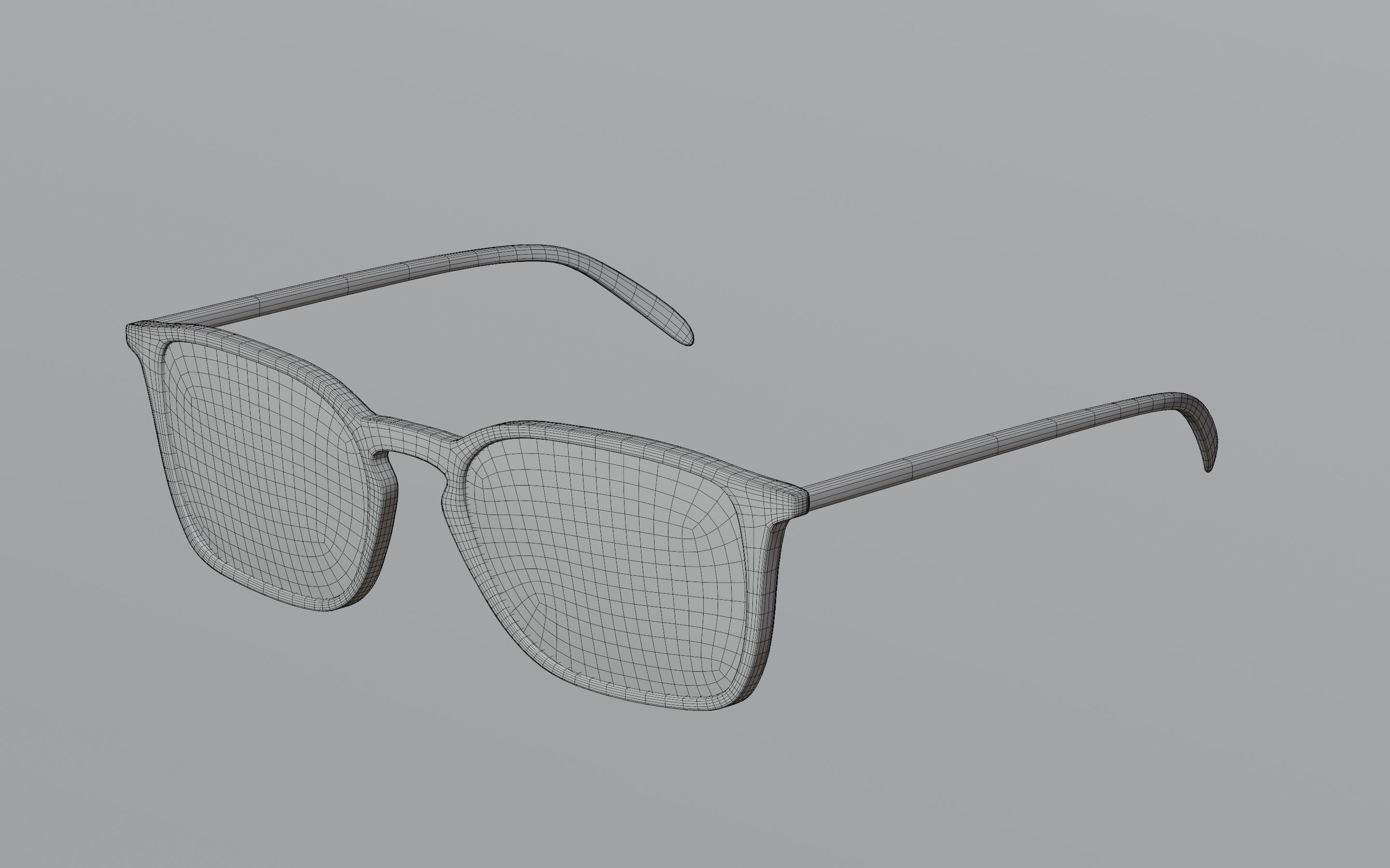 Humano Glasses 06 Low Poly PBR Game Ready model Low-poly 3D model_3