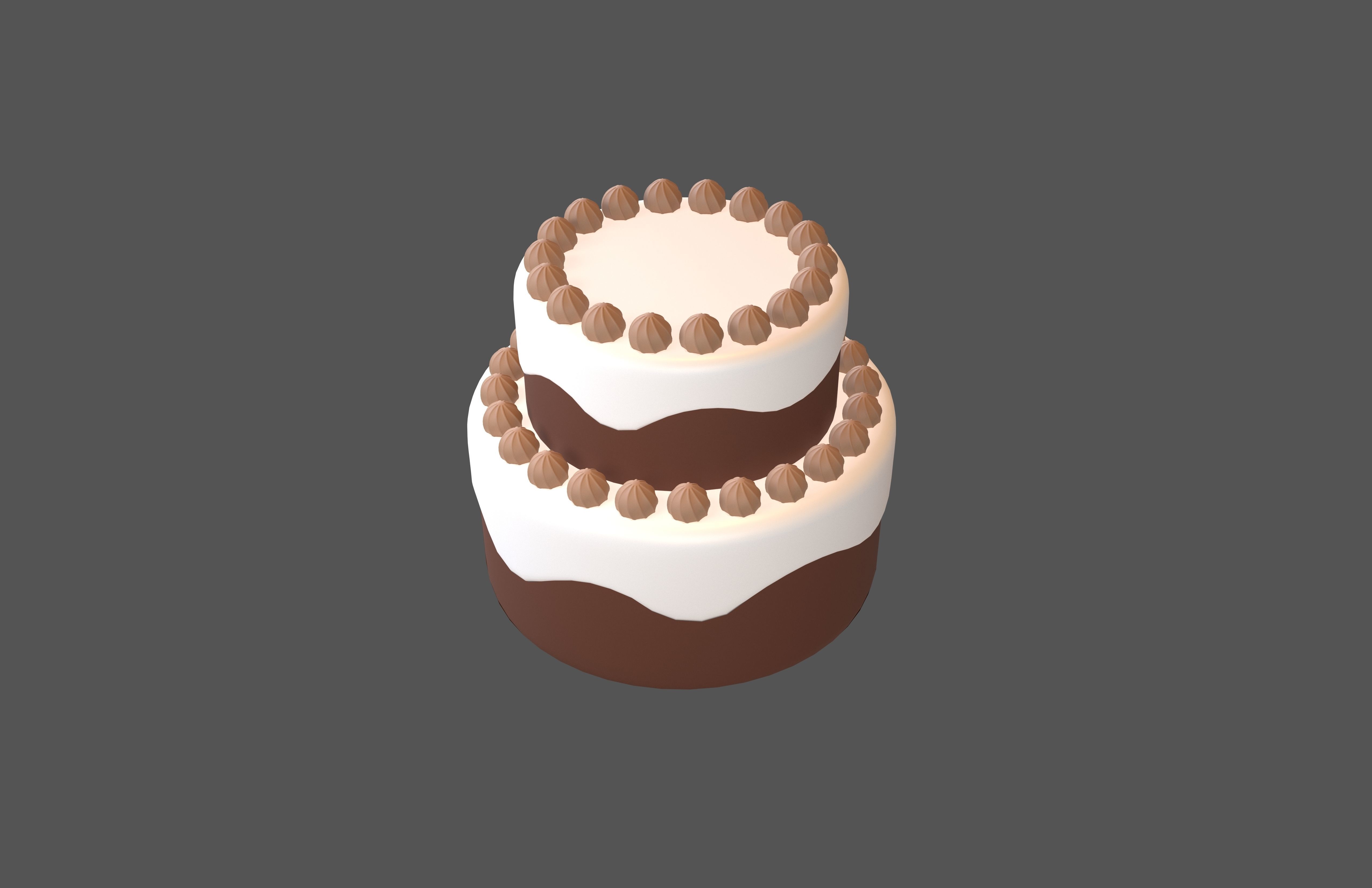 Cake v2 009 3D model_1