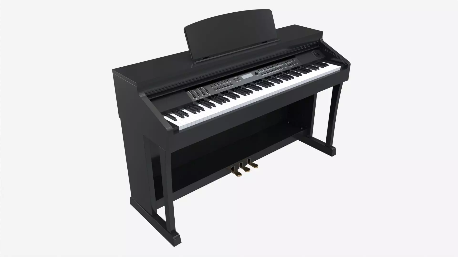 Digital Piano 01 3D model