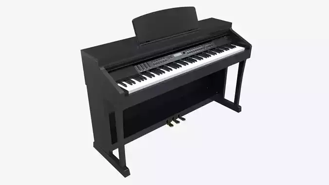 Digital Piano 01 3D model
