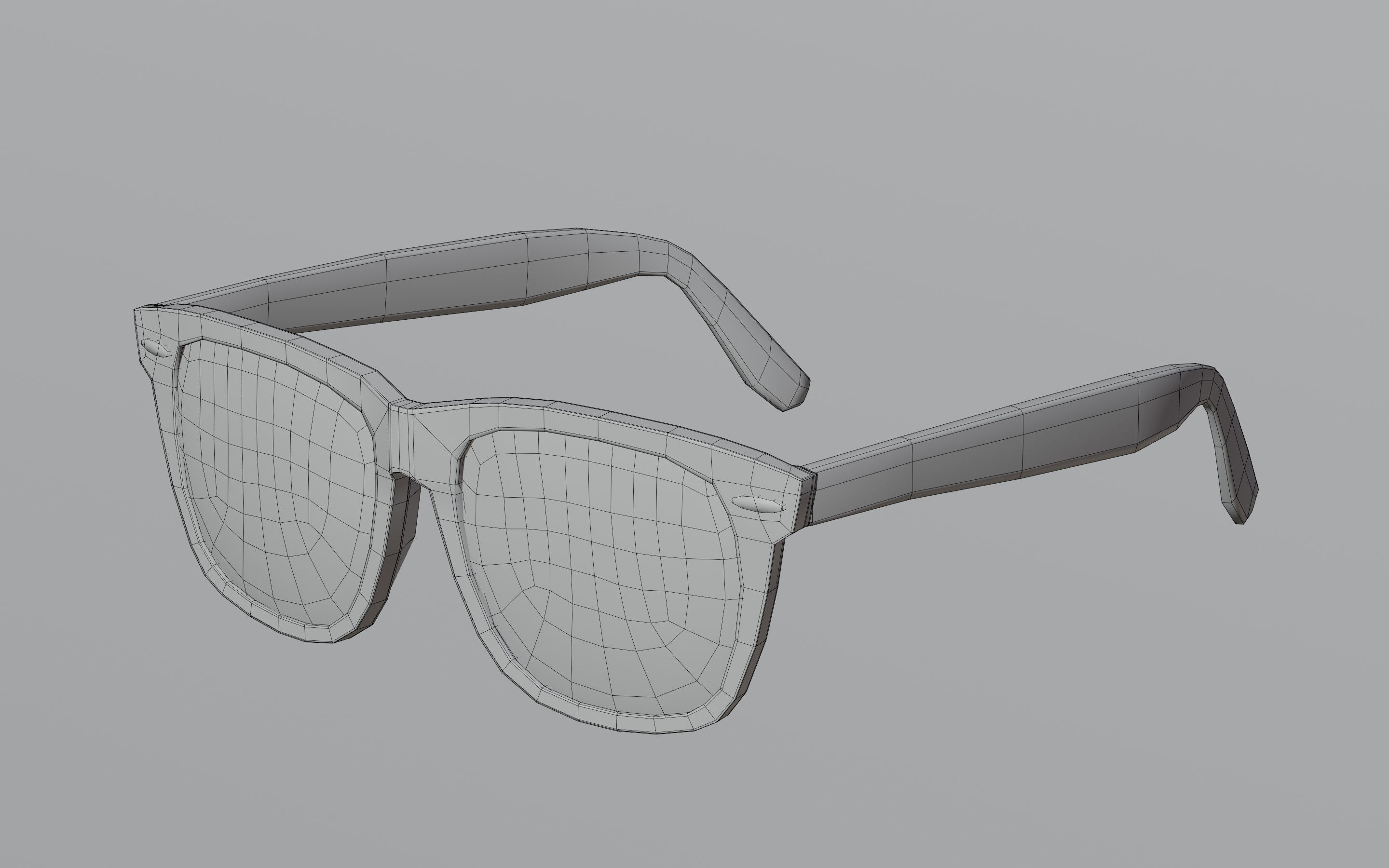 Humano Sunglasses 02 Low Poly PBR Game Ready model Low-poly 3D model_2