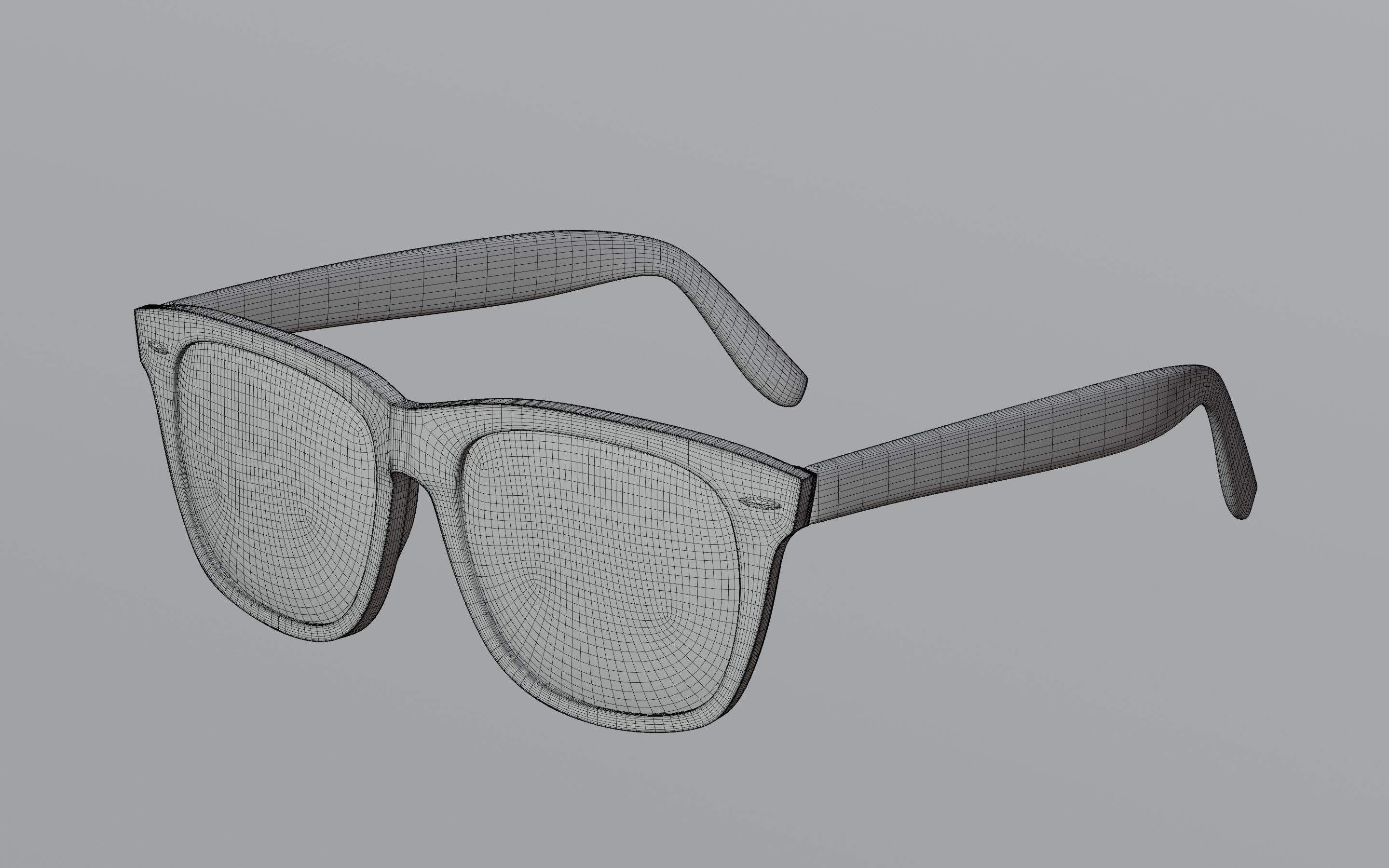 Humano Sunglasses 02 Low Poly PBR Game Ready model Low-poly 3D model_3