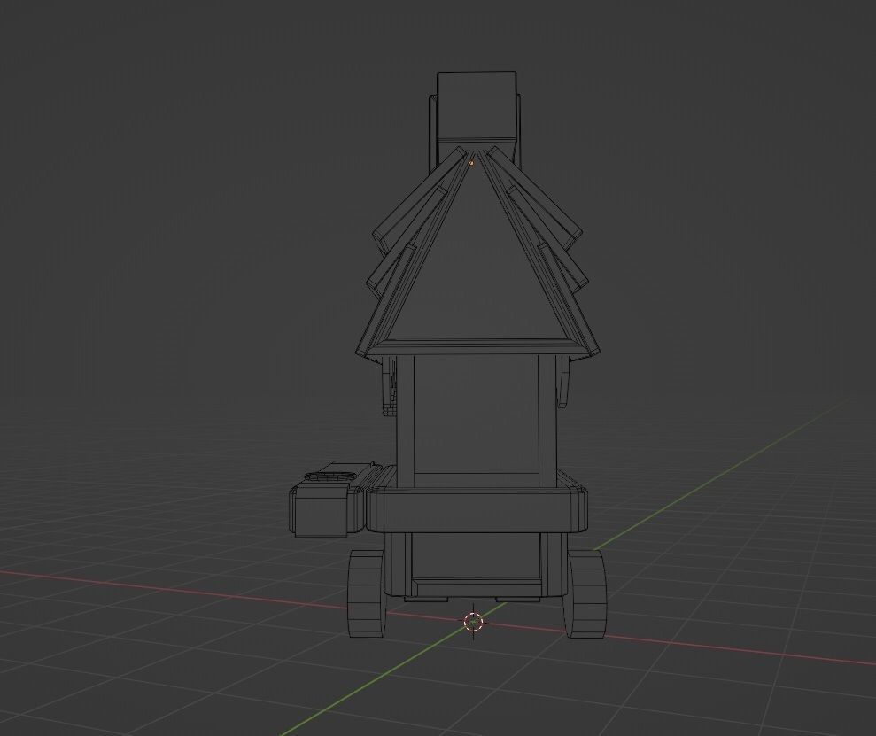 Street shop Free low-poly 3D model_5