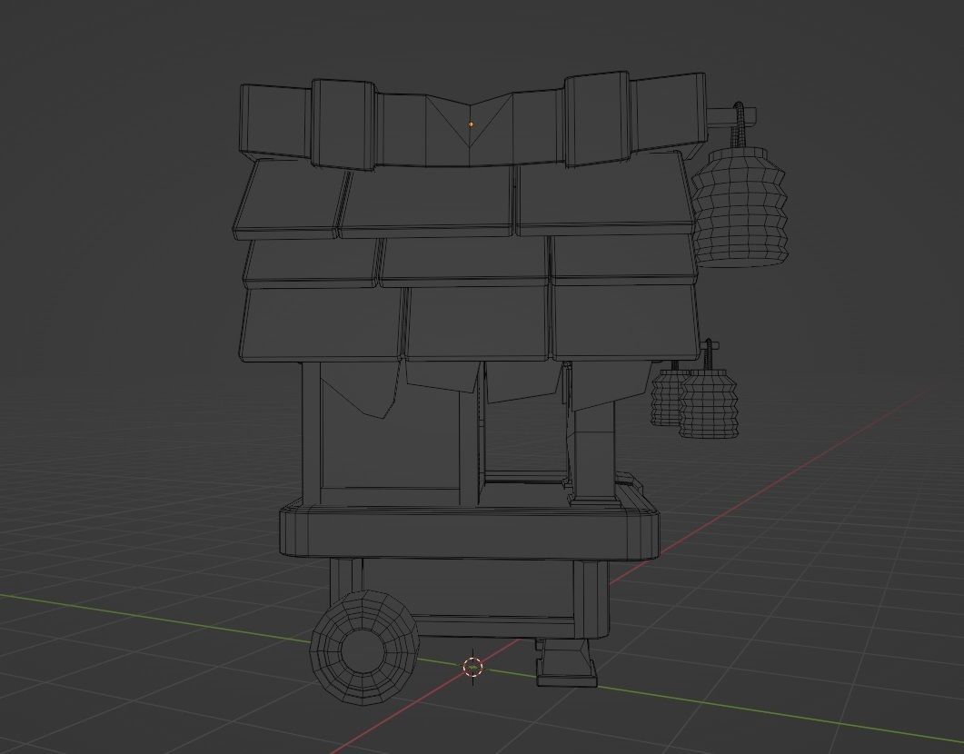 Street shop Free low-poly 3D model_6