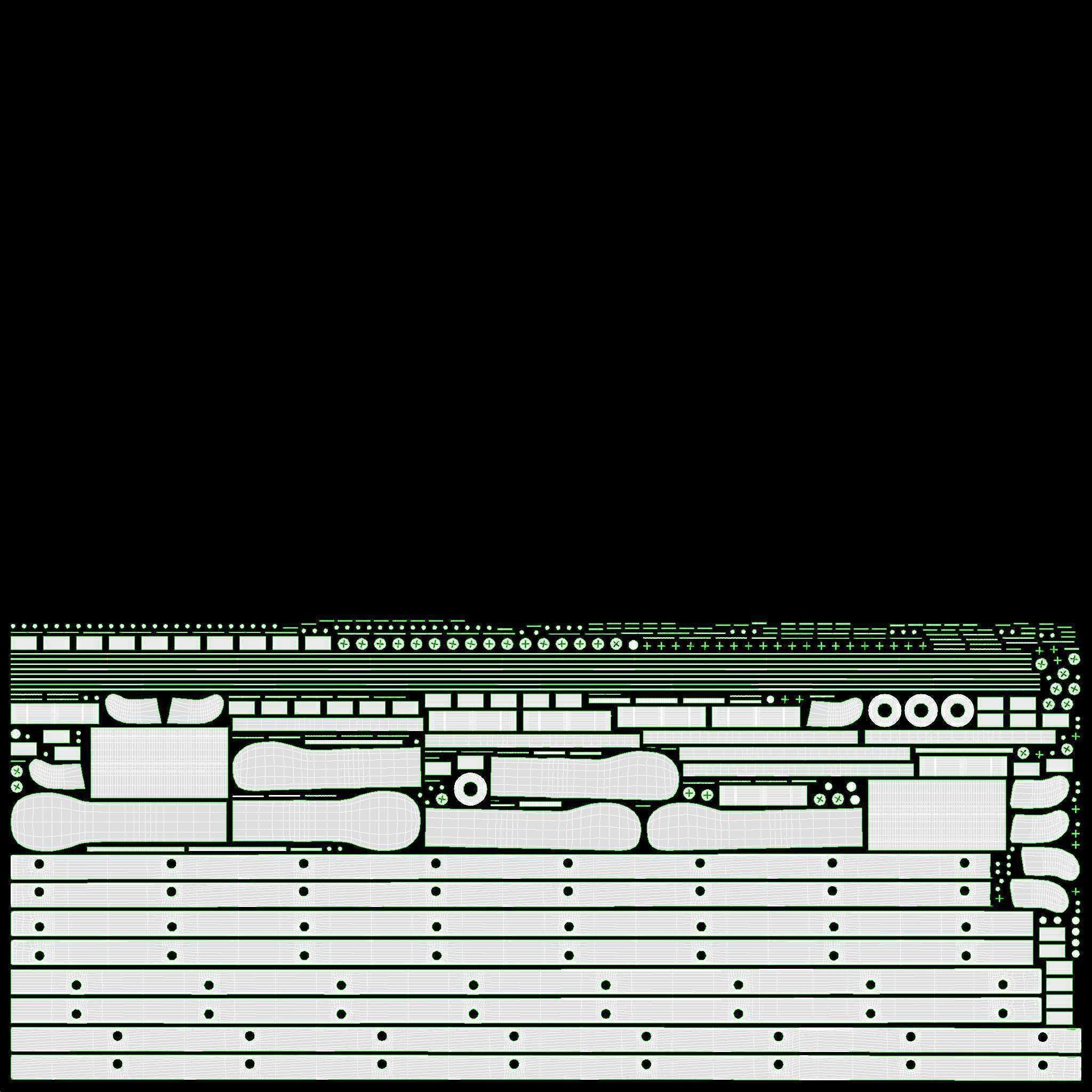 Digital Piano 02 open lid 3D model_7