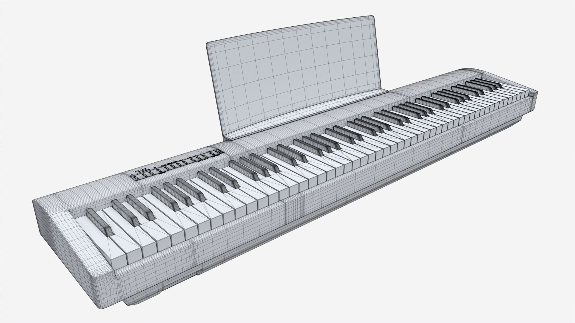 Digital Piano 03 3D model_6