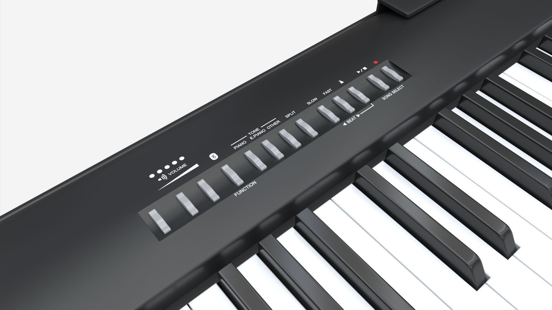 Digital Piano 03 3D model_4