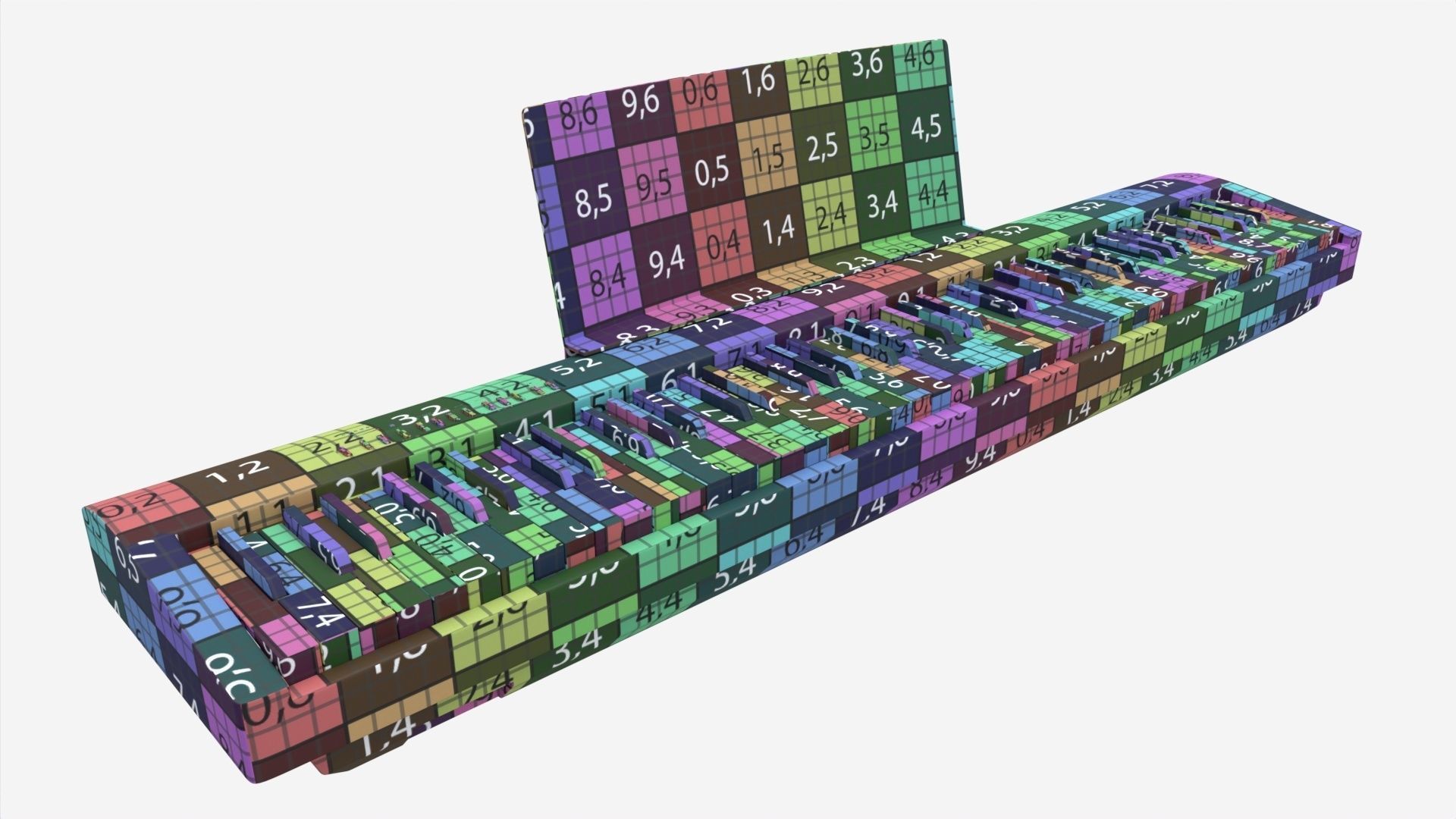 Digital Piano 03 3D model_7