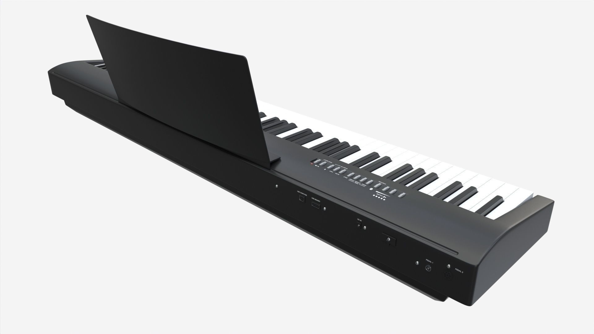 Digital Piano 03 3D model_2