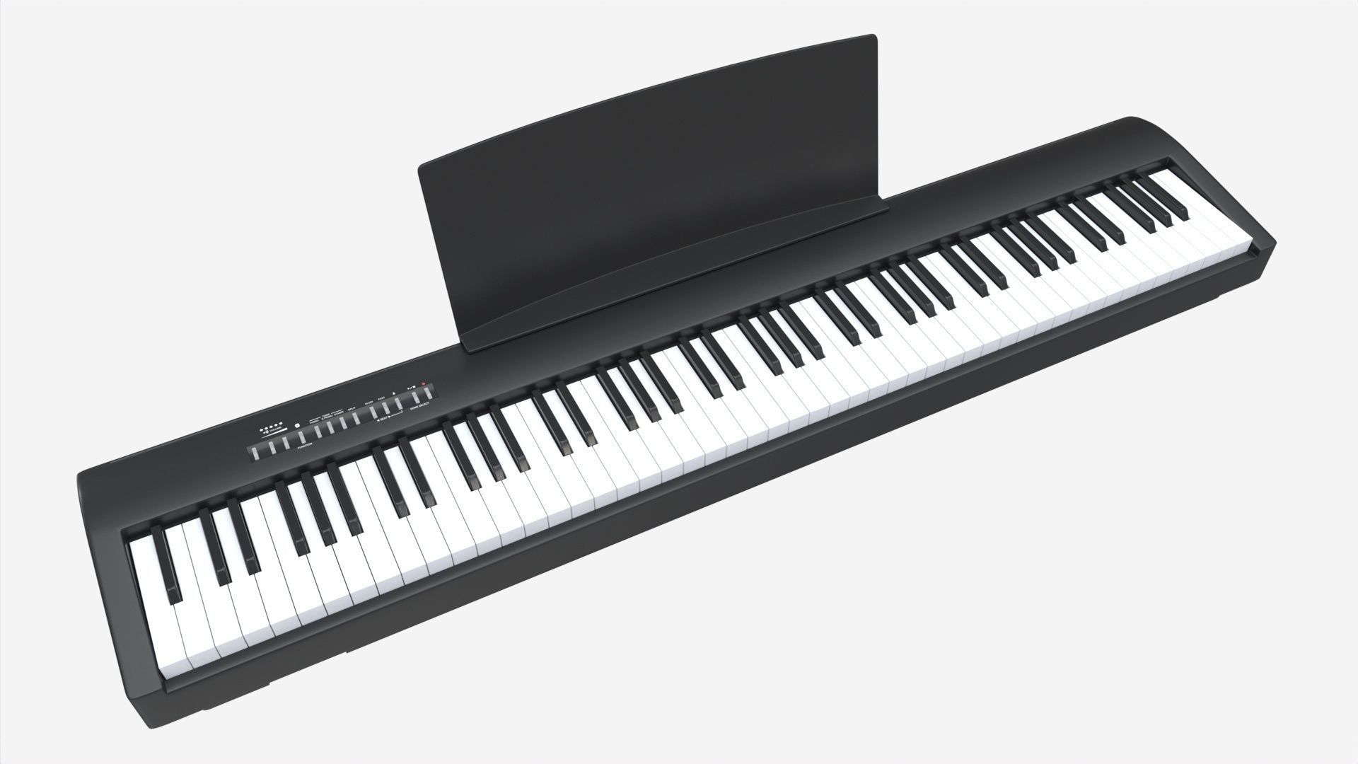 Digital Piano 03 3D model_1
