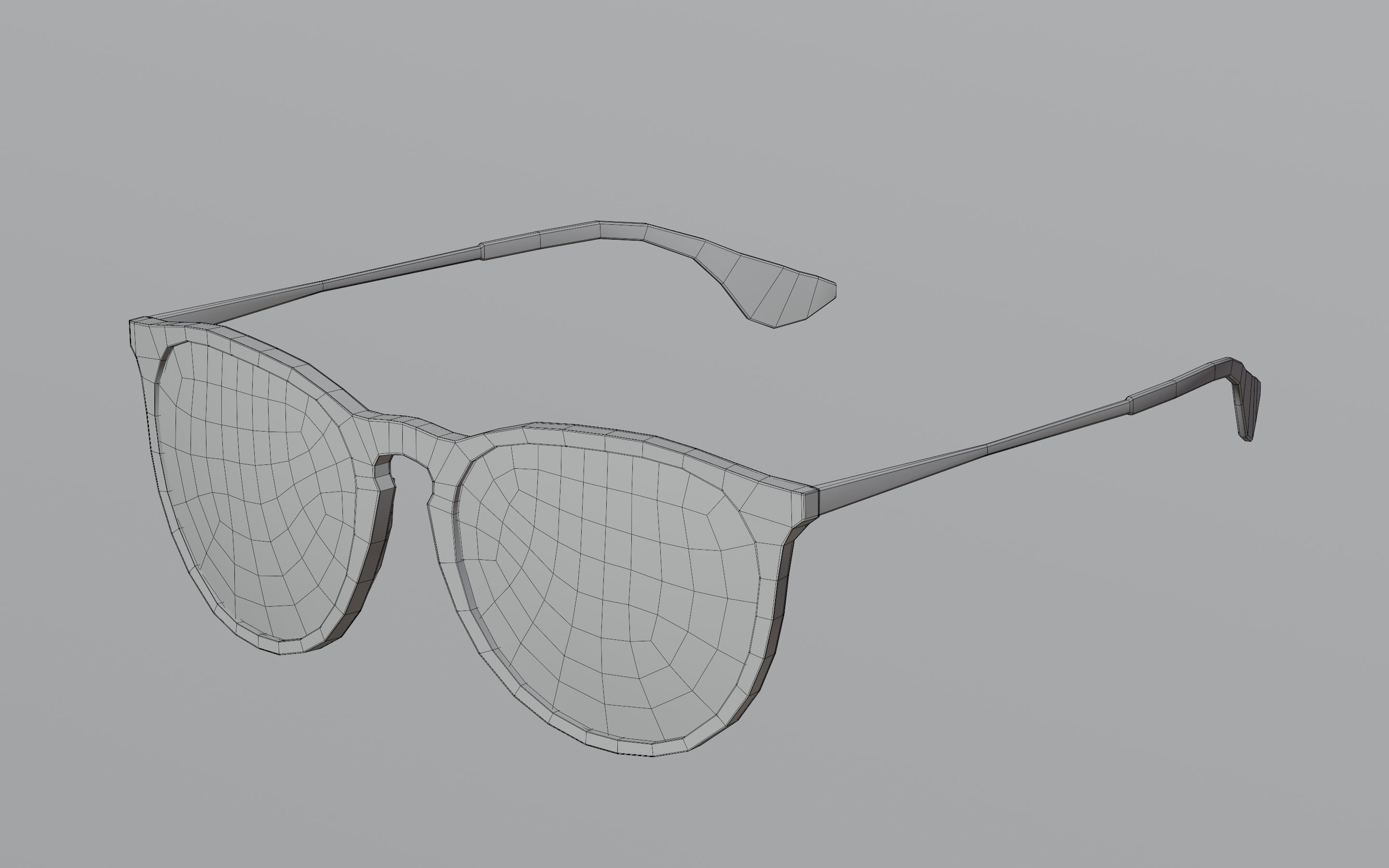 Humano Sunglasses 05 Low Poly PBR Game Ready model Low-poly 3D model_2