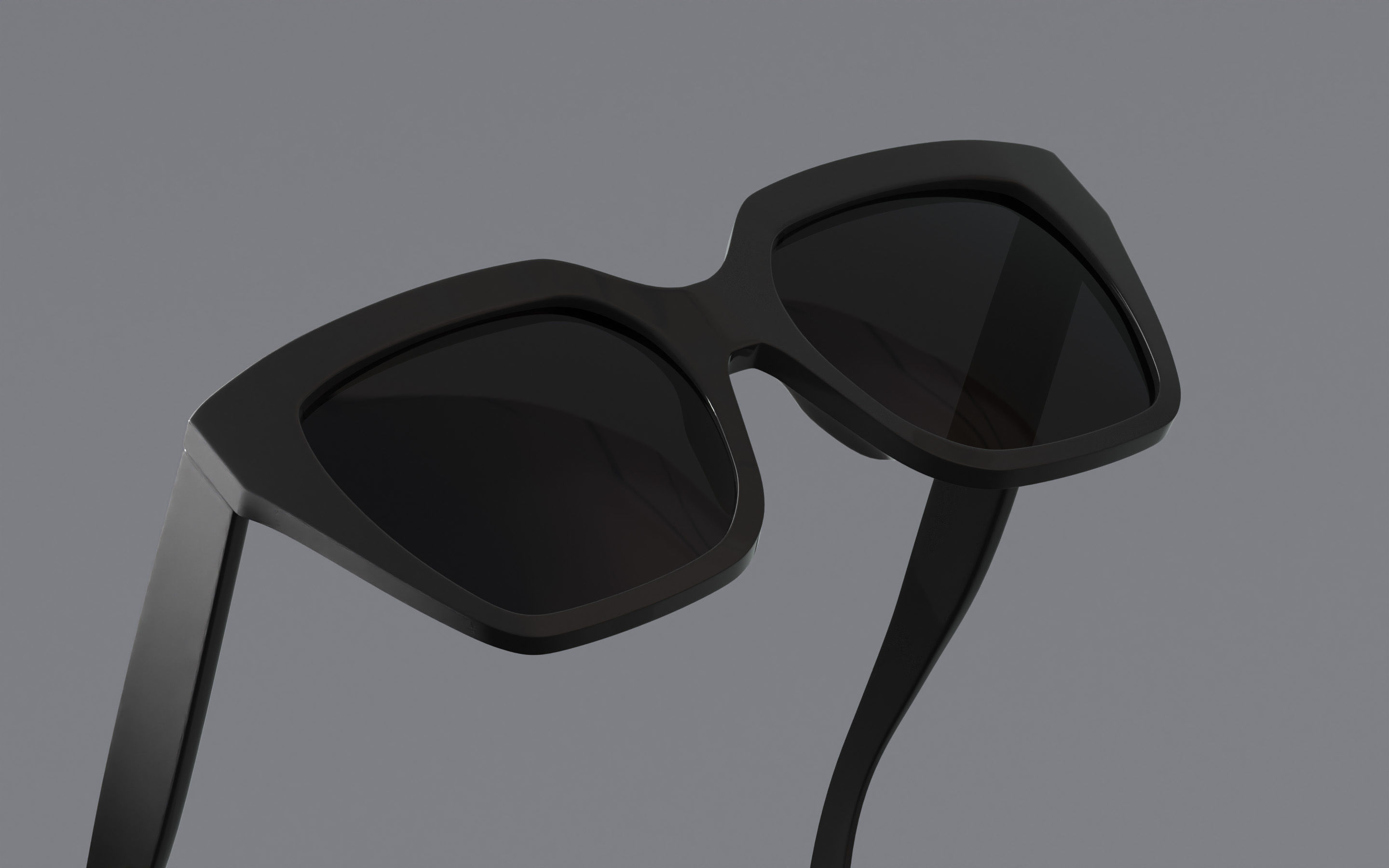 Humano Sunglasses 06 Low Poly PBR Game Ready model Low-poly 3D model_4