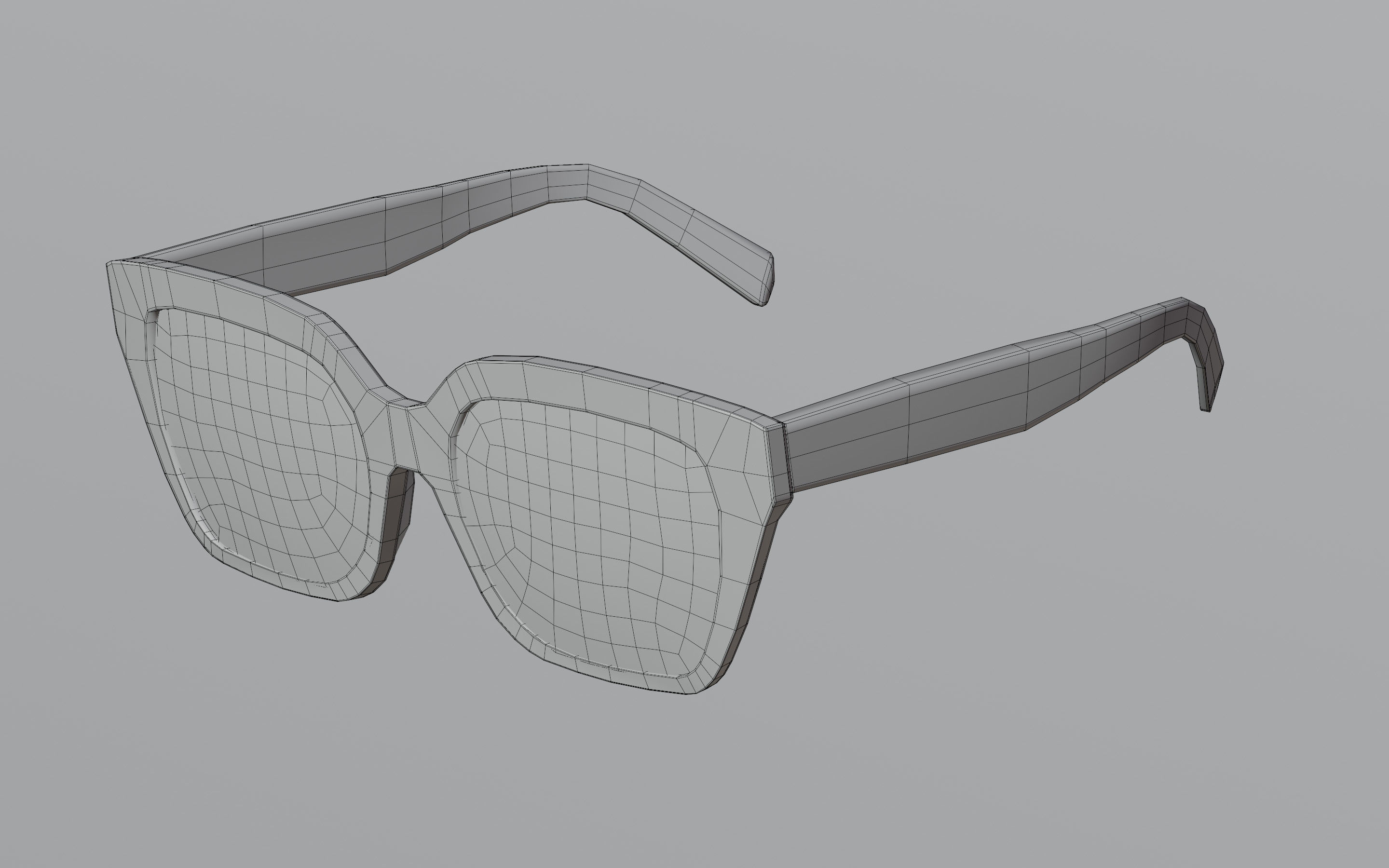 Humano Sunglasses 06 Low Poly PBR Game Ready model Low-poly 3D model_2