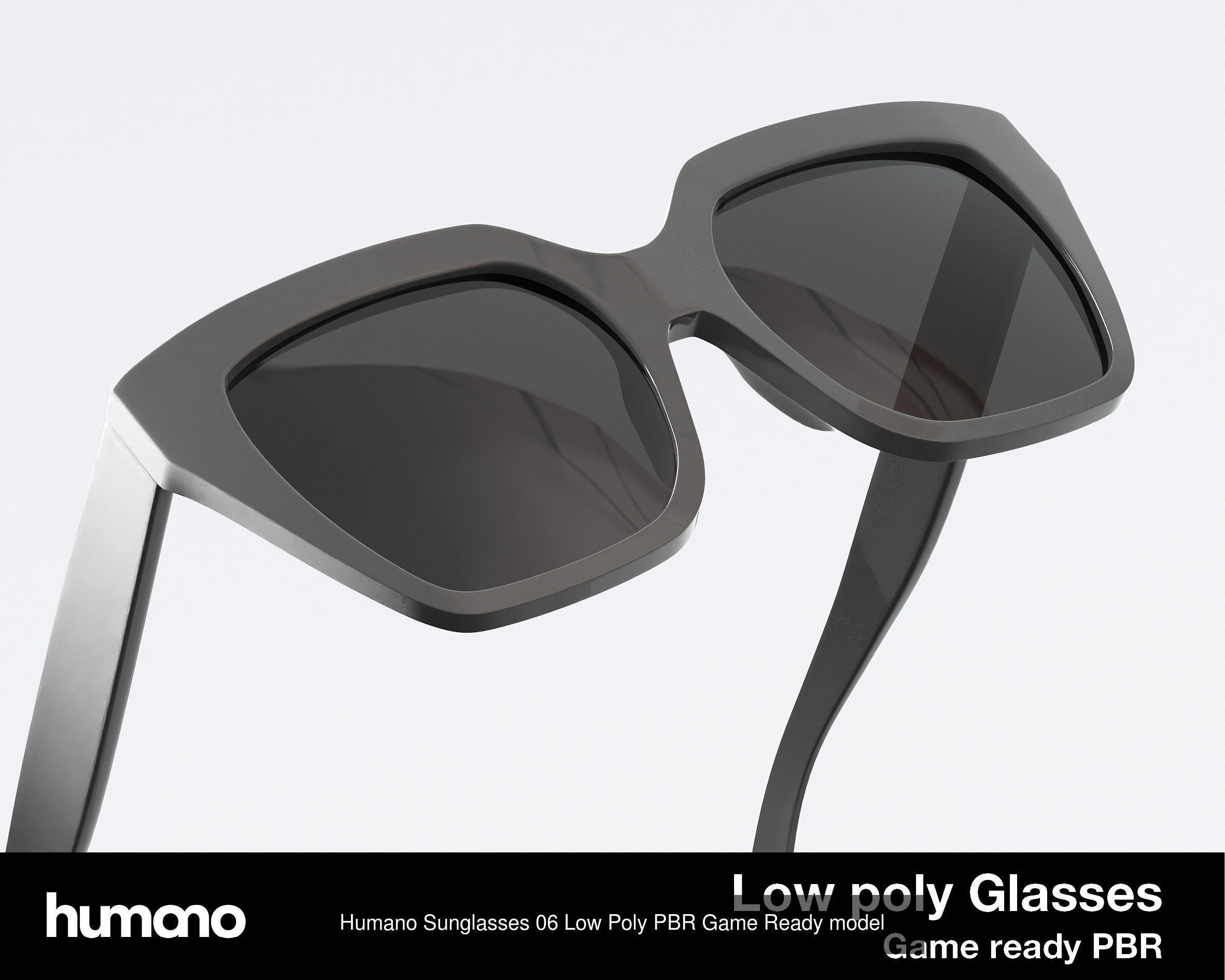 Humano 12x Glasses Collection - High quality Low Poly PBR  _12