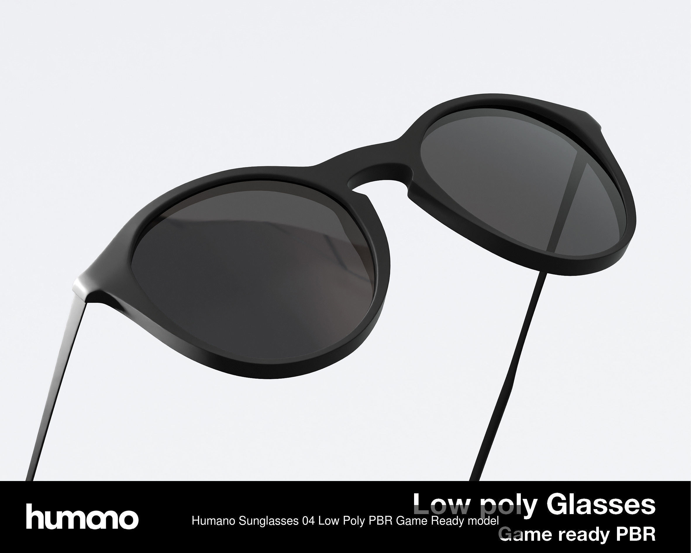 Humano 12x Glasses Collection - High quality Low Poly PBR  _10