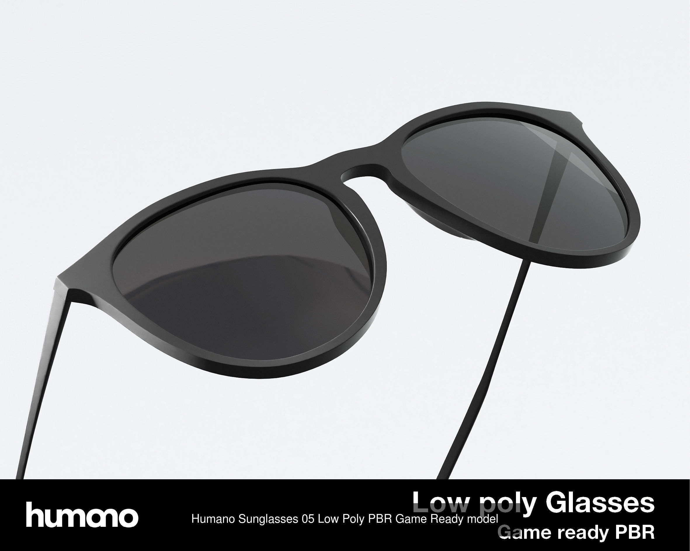 Humano 12x Glasses Collection - High quality Low Poly PBR  _11