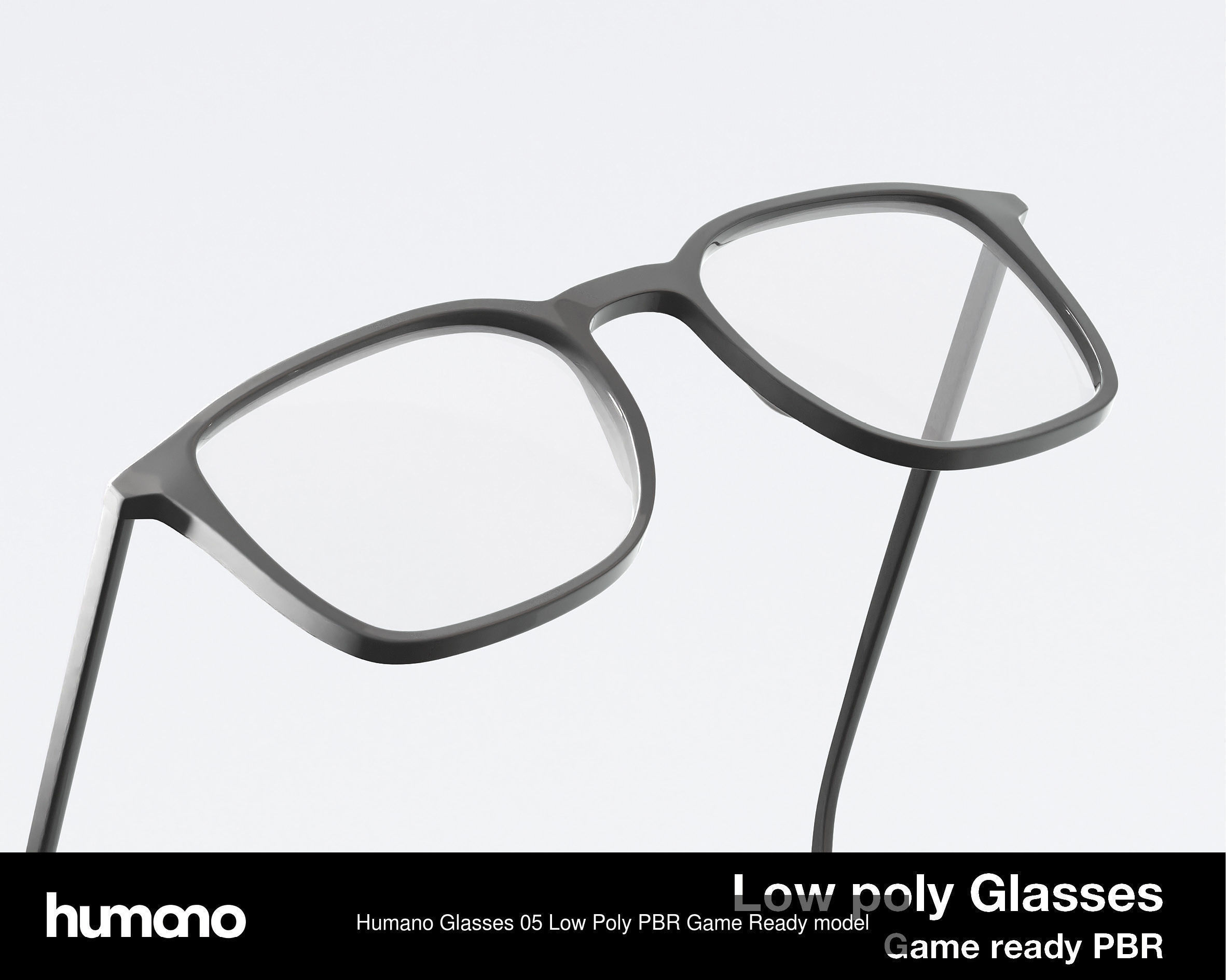 Humano 12x Glasses Collection - High quality Low Poly PBR  _5