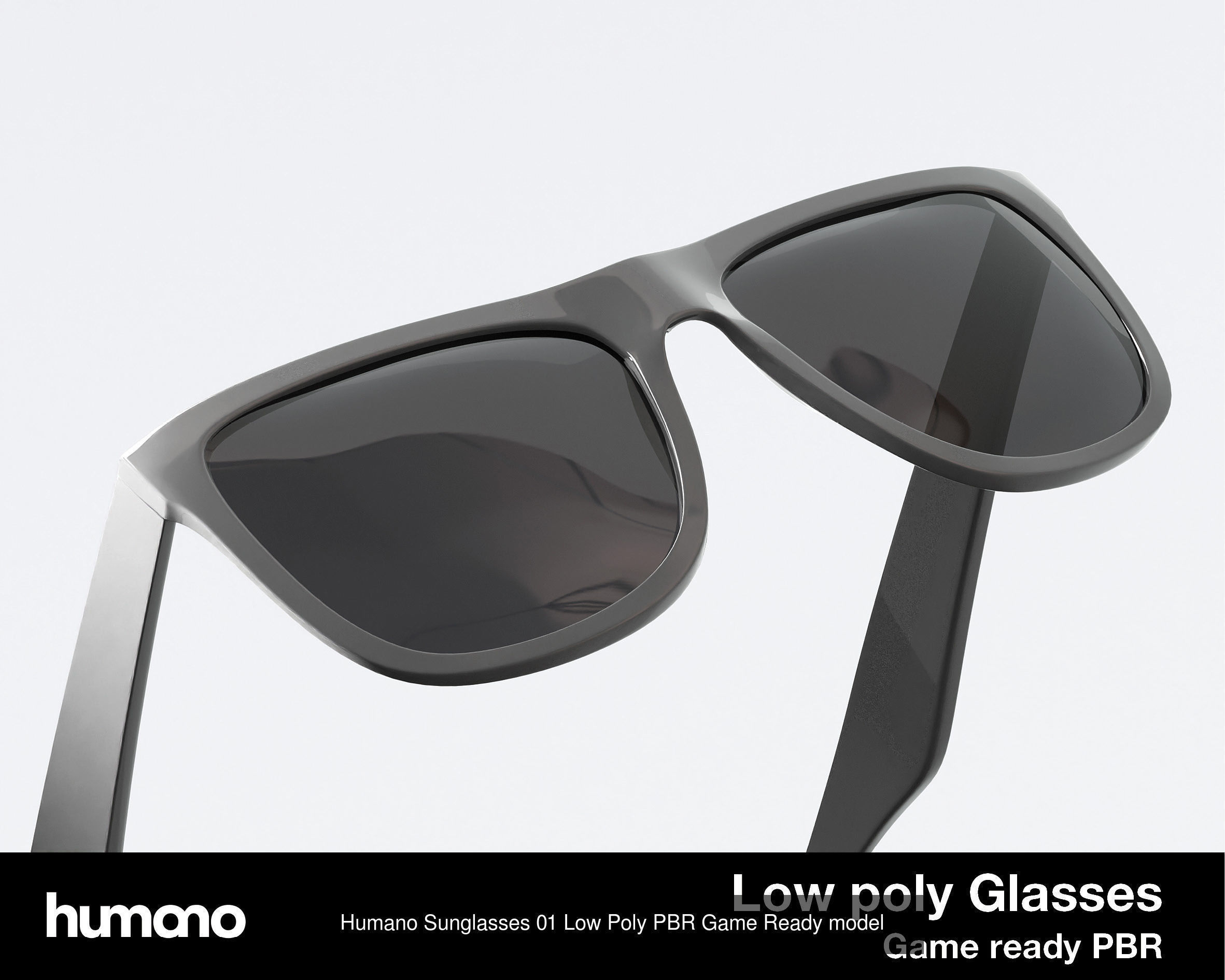 Humano 12x Glasses Collection - High quality Low Poly PBR  _7
