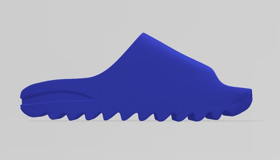 YEEZY slide 3D print model_5