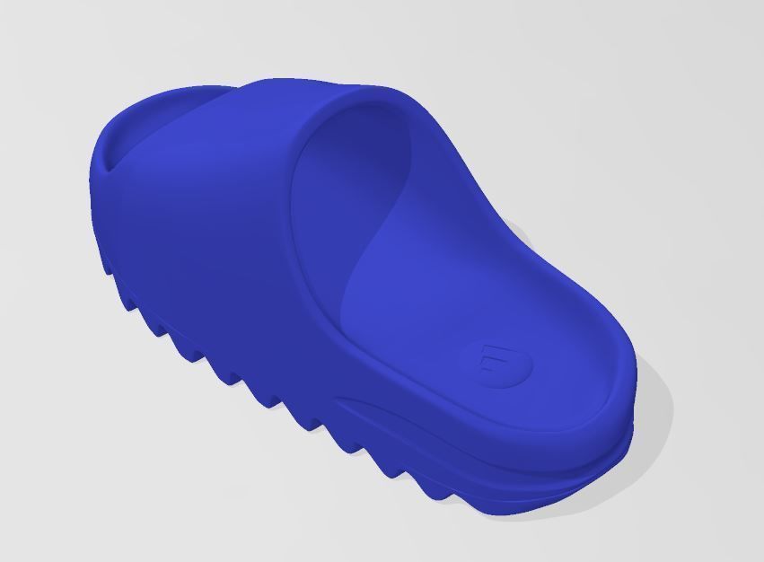 YEEZY slide 3D print model_3