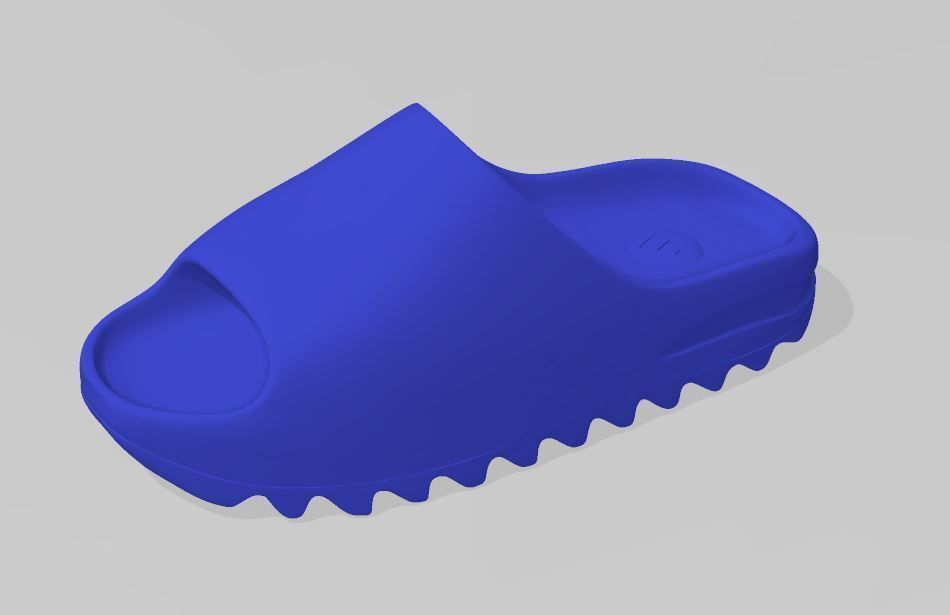 YEEZY slide 3D print model_1
