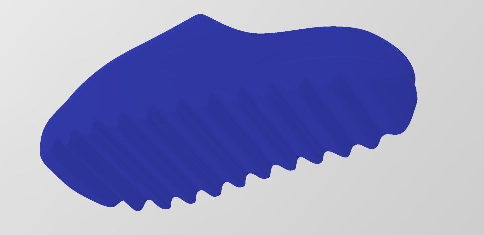YEEZY slide 3D print model_6
