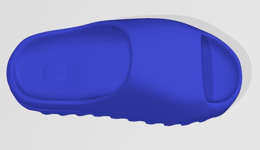 YEEZY slide 3D print model_2