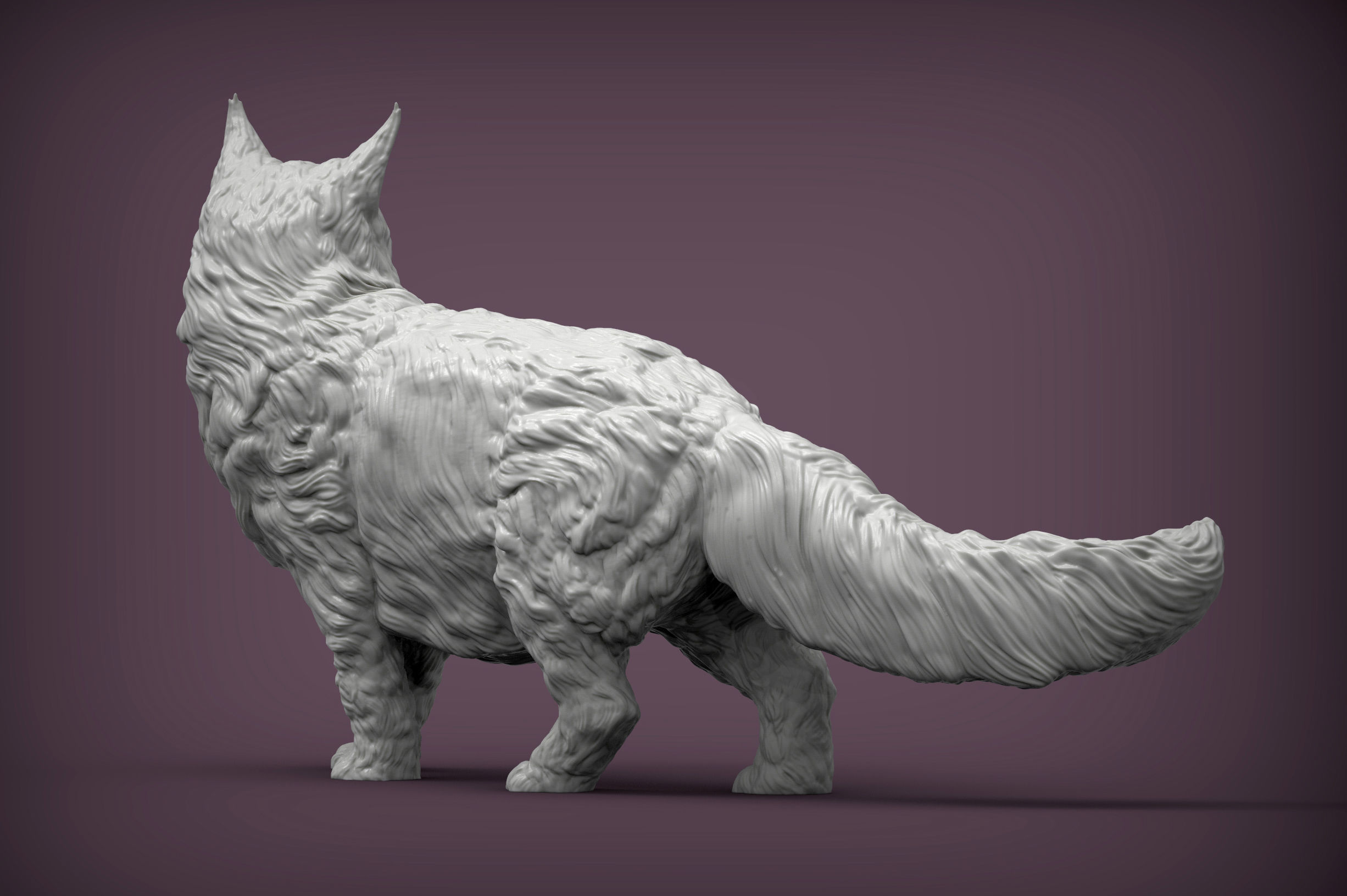 Maine Coon 3D print model_3
