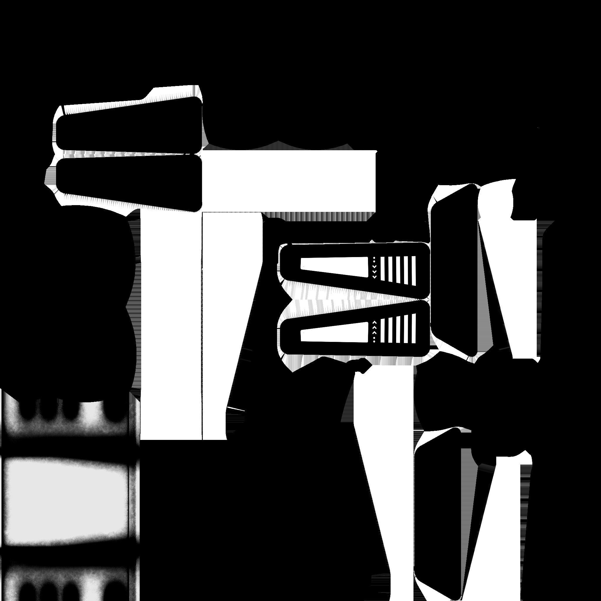 SciFi Backpack J04 White Gold - Fashion Character Design Low-poly 3D model_24