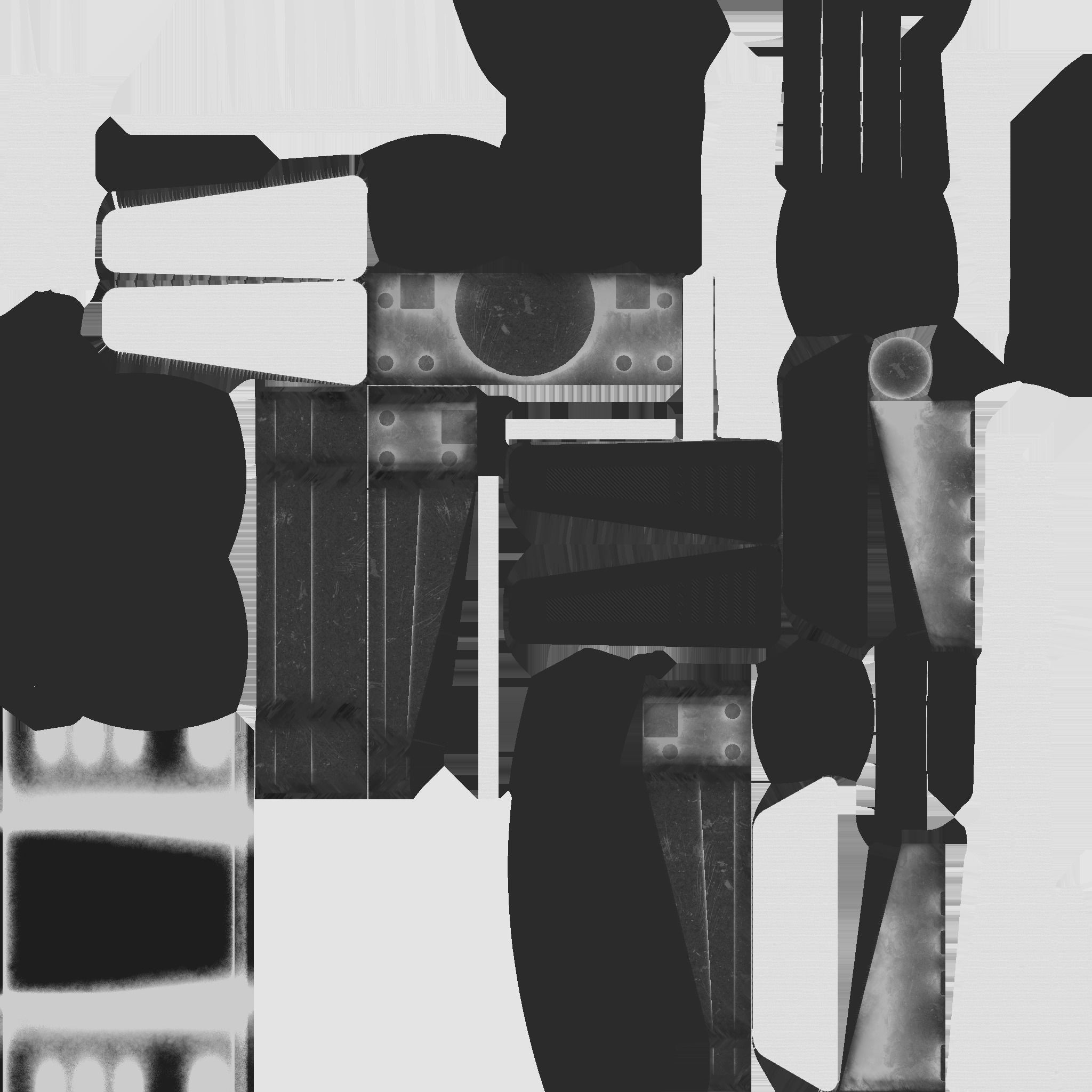 SciFi Backpack J04 White Gold - Fashion Character Design Low-poly 3D model_27