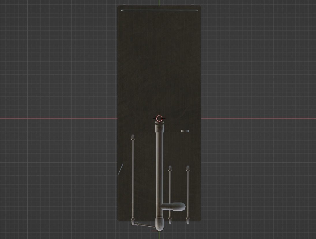 Autopsy room Low-poly 3D model_7