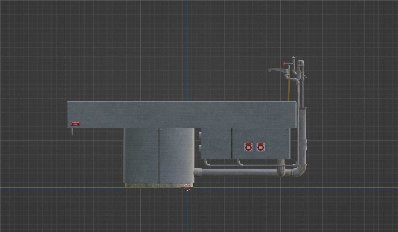 Autopsy room Low-poly 3D model_3