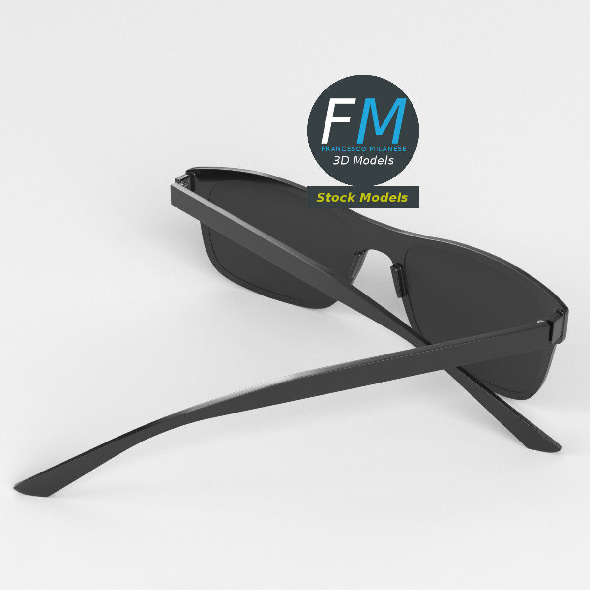 Sunglasses Lexington 3D model_2