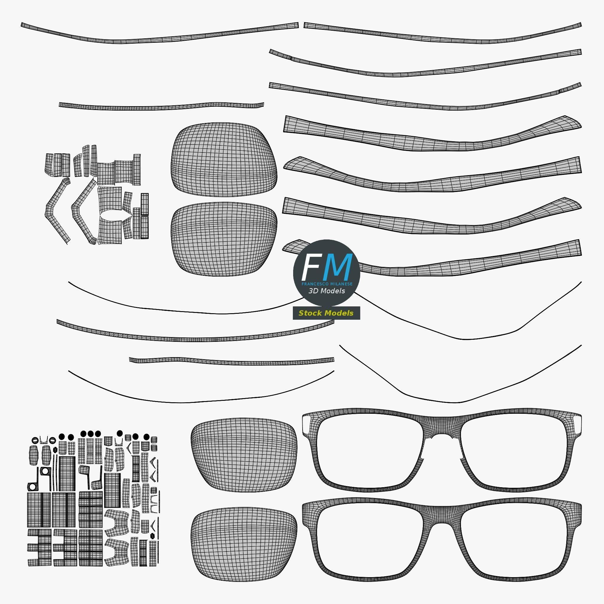Sunglasses Lexington 3D model_11