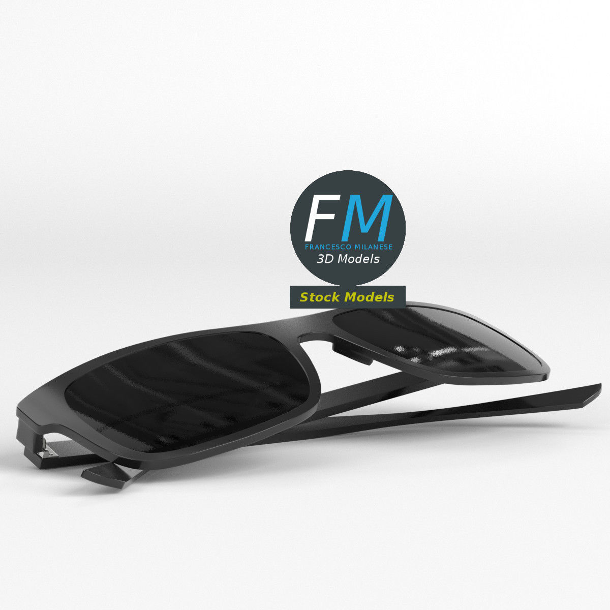 Sunglasses Lexington 3D model_3