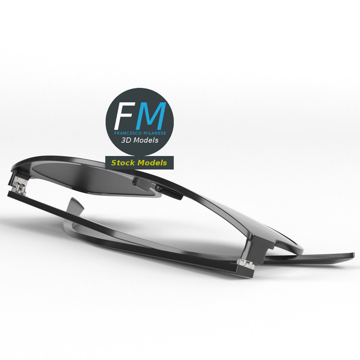 Sunglasses Lexington 3D model_4