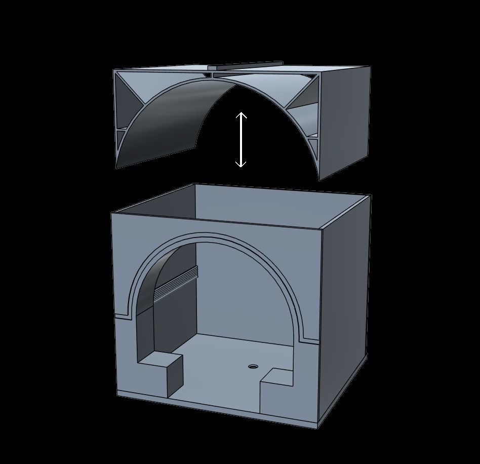 Star Wars Mos Eisley Cantina Diorama for action figures 3D print model_9