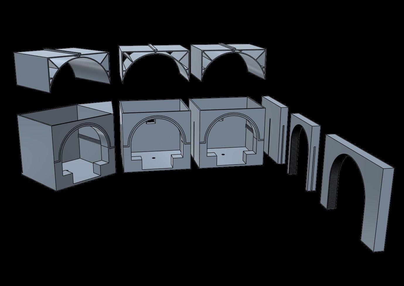 Star Wars Mos Eisley Cantina Diorama for action figures 3D print model_10