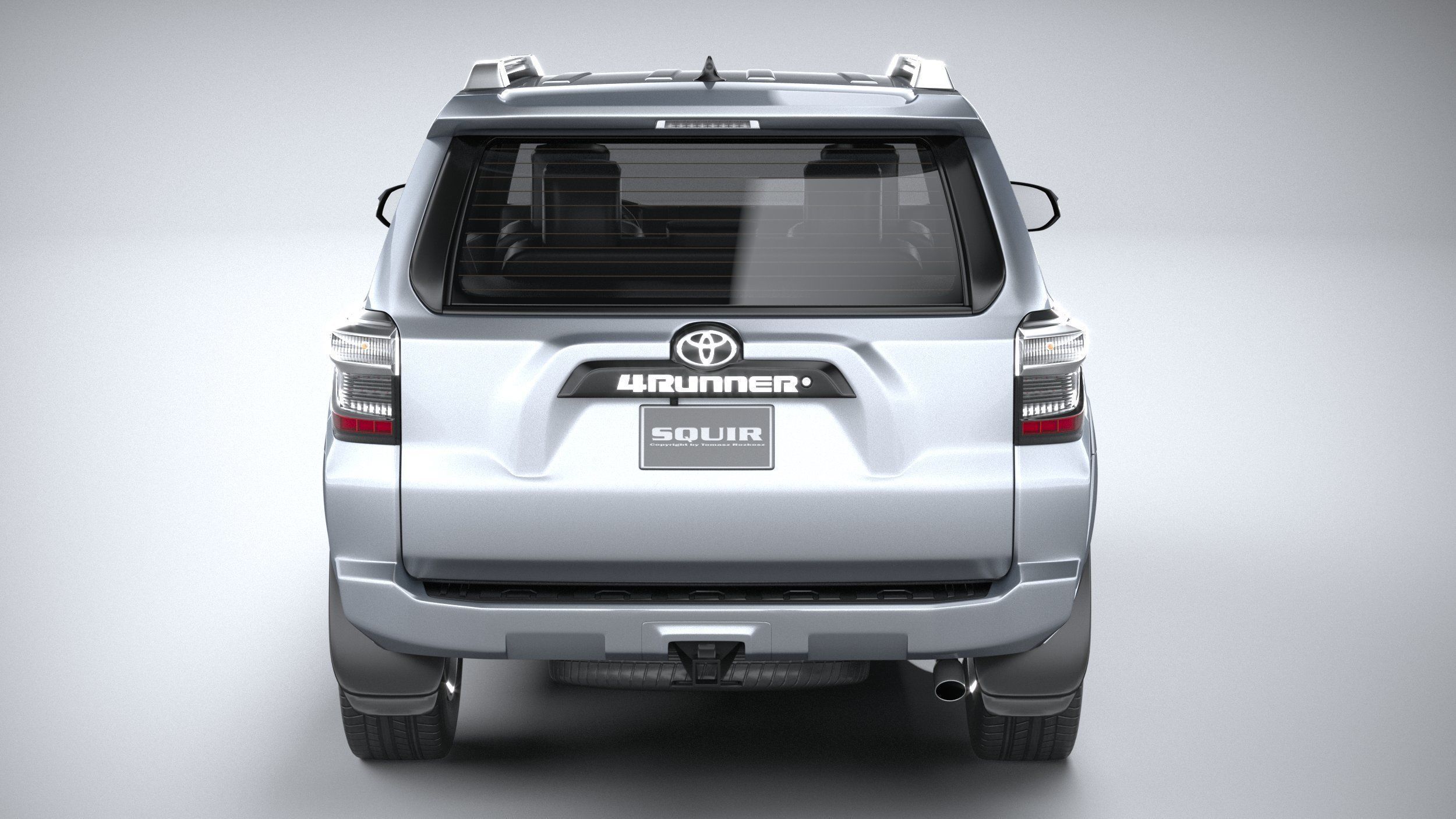 Toyota 4Runner Base 2020 3D model_4