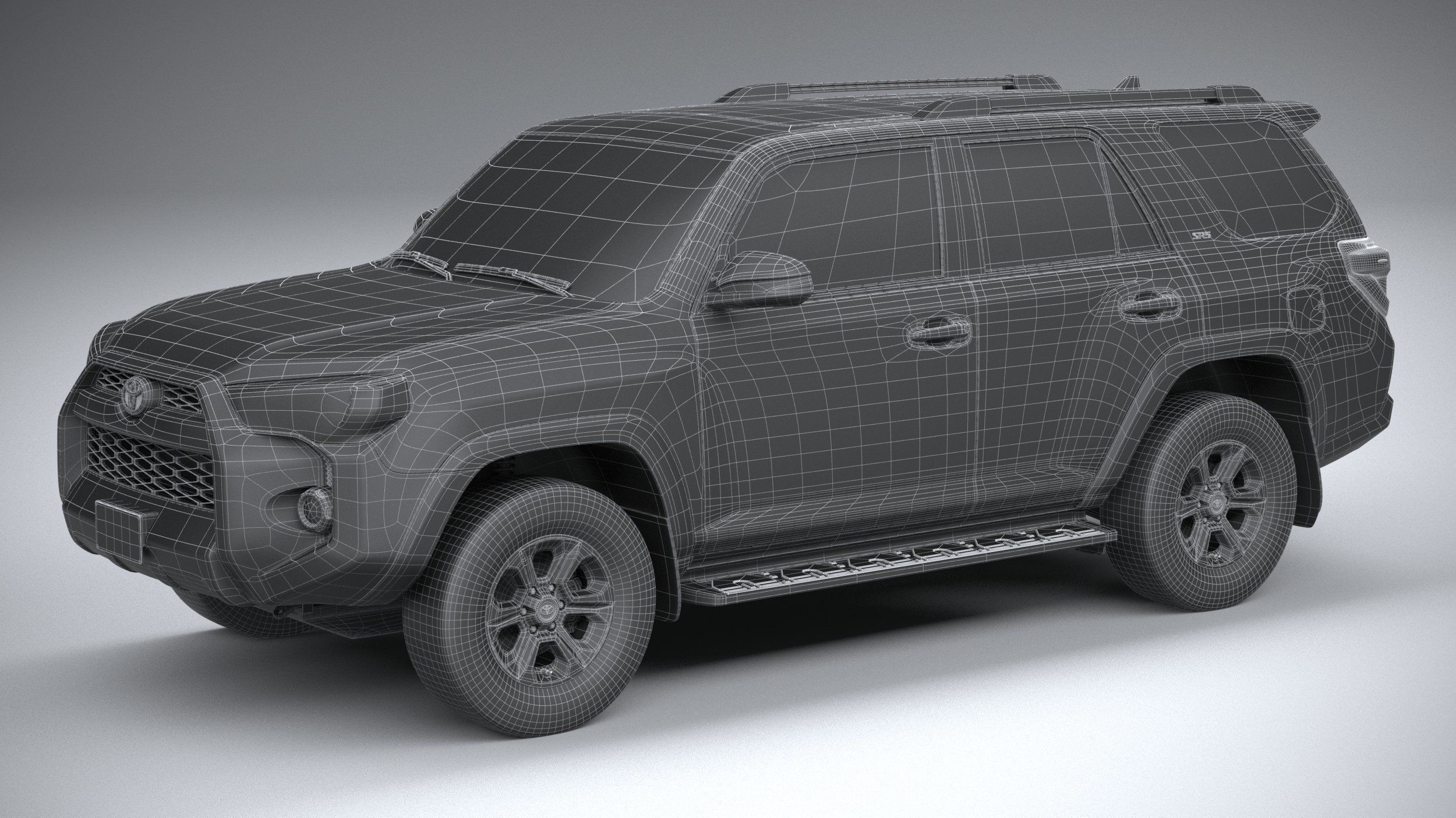 Toyota 4Runner Base 2020 3D model_28